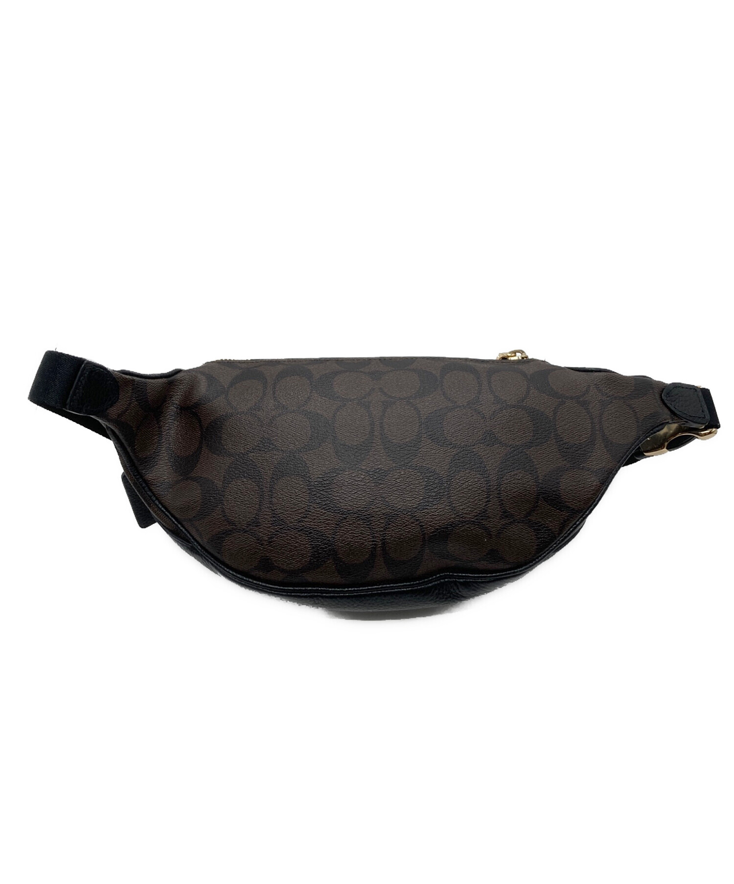 中古・古着通販】COACH (コーチ) シグネチャーボディバッグ ブラウン