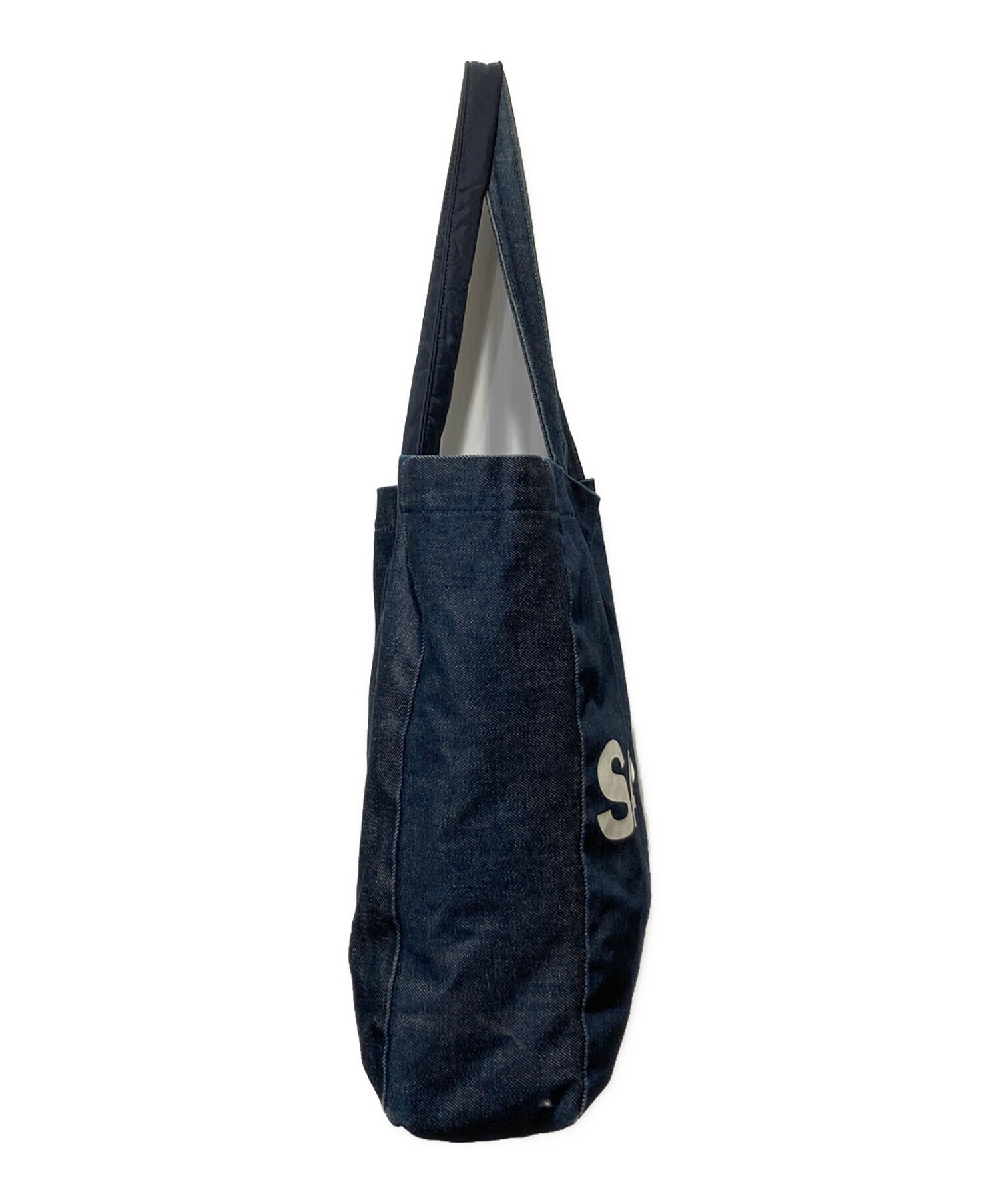 A.P.C. × SACAI リバーシブル デニムトートバッグ インディゴ 美品 中古・古着通販】A.P.C. (アーペーセー) sacai (サカイ) リバーシブル