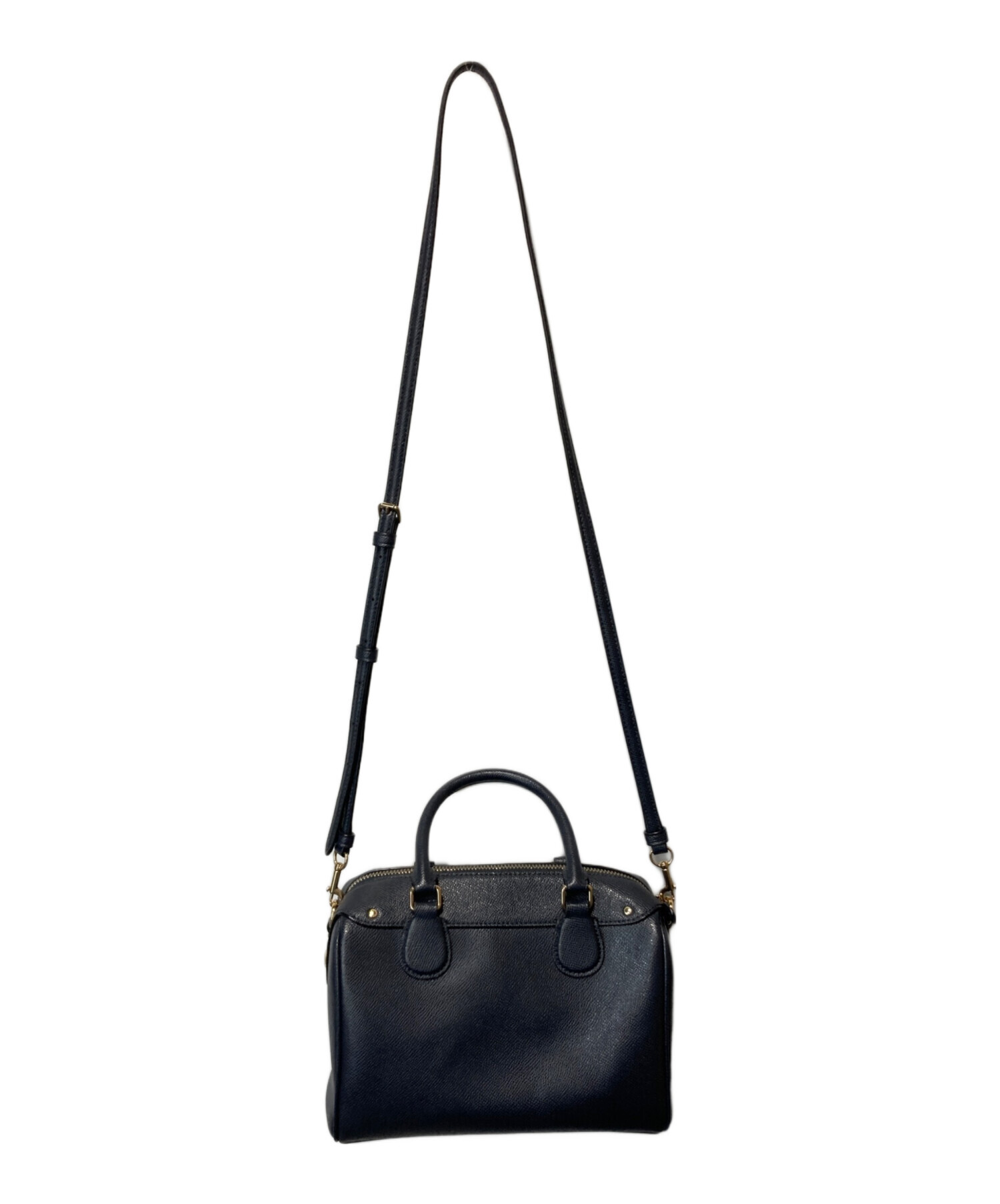 中古・古着通販】COACH (コーチ) 2WAYショルダーバッグ ネイビー