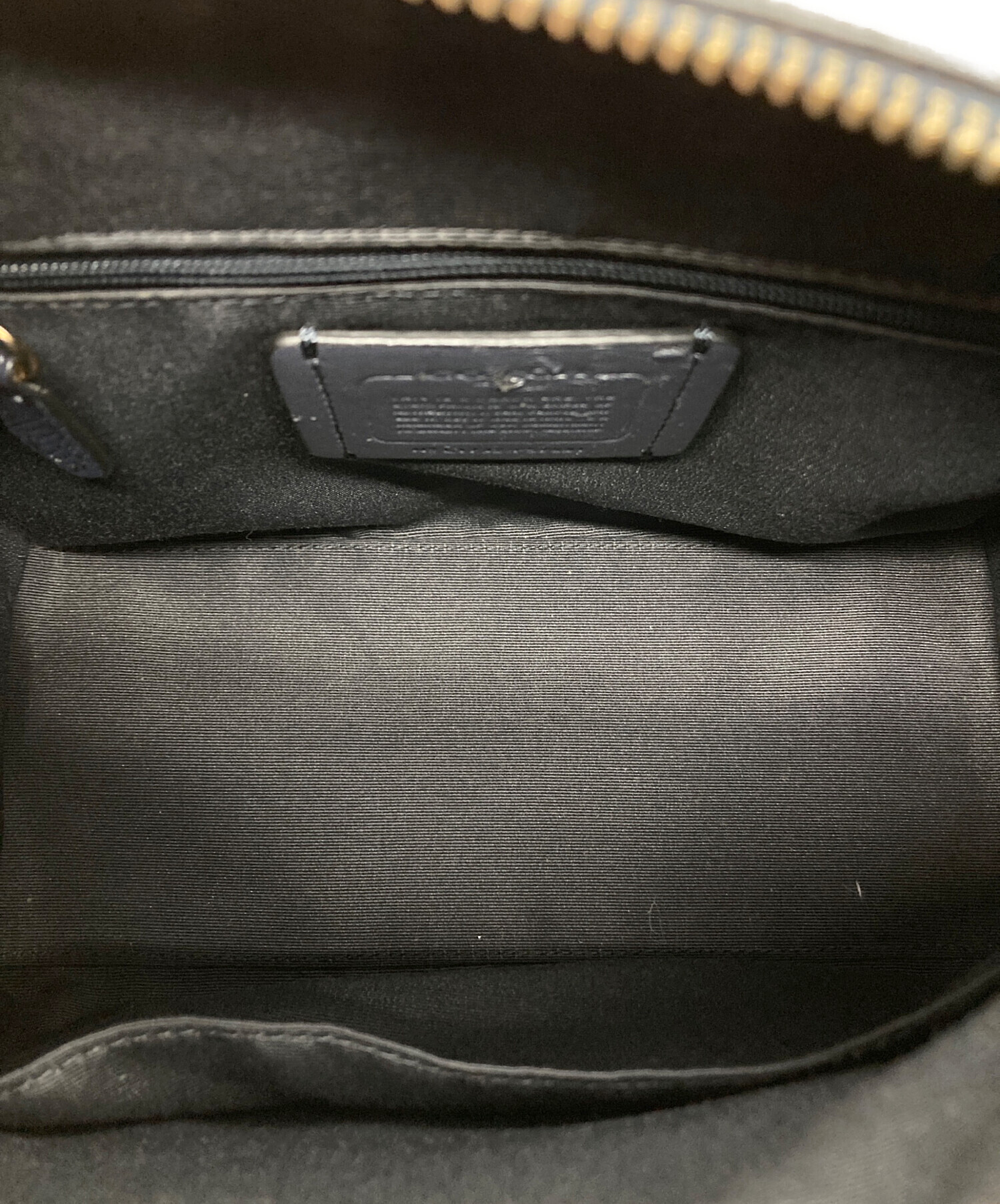 中古・古着通販】COACH (コーチ) 2WAYショルダーバッグ ネイビー