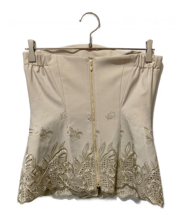 中古・古着通販】MURRAL (ミューラル) Morpho embroidery bustier