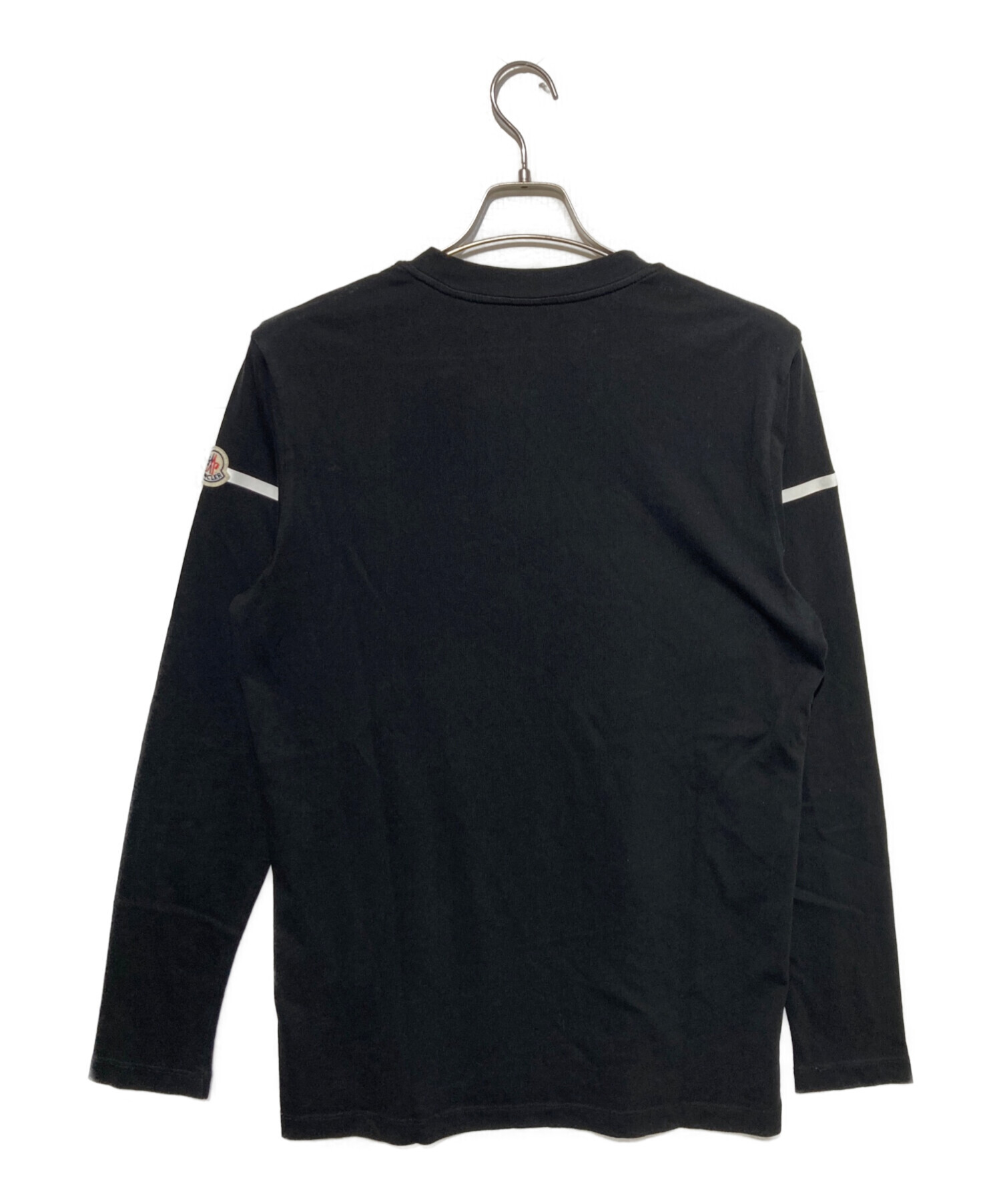 モンクレール　ジャンク品　Sサイズ 中古・古着通販】MONCLER (モンクレール) LS T-SHIRT ブラック サイズ