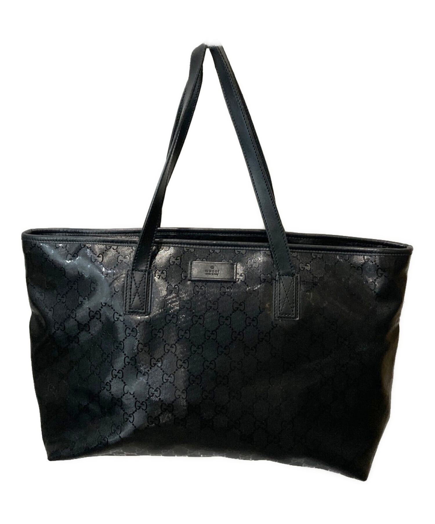 中古・古着通販】GUCCI (グッチ) GGスプリームPVCトートバッグ 
