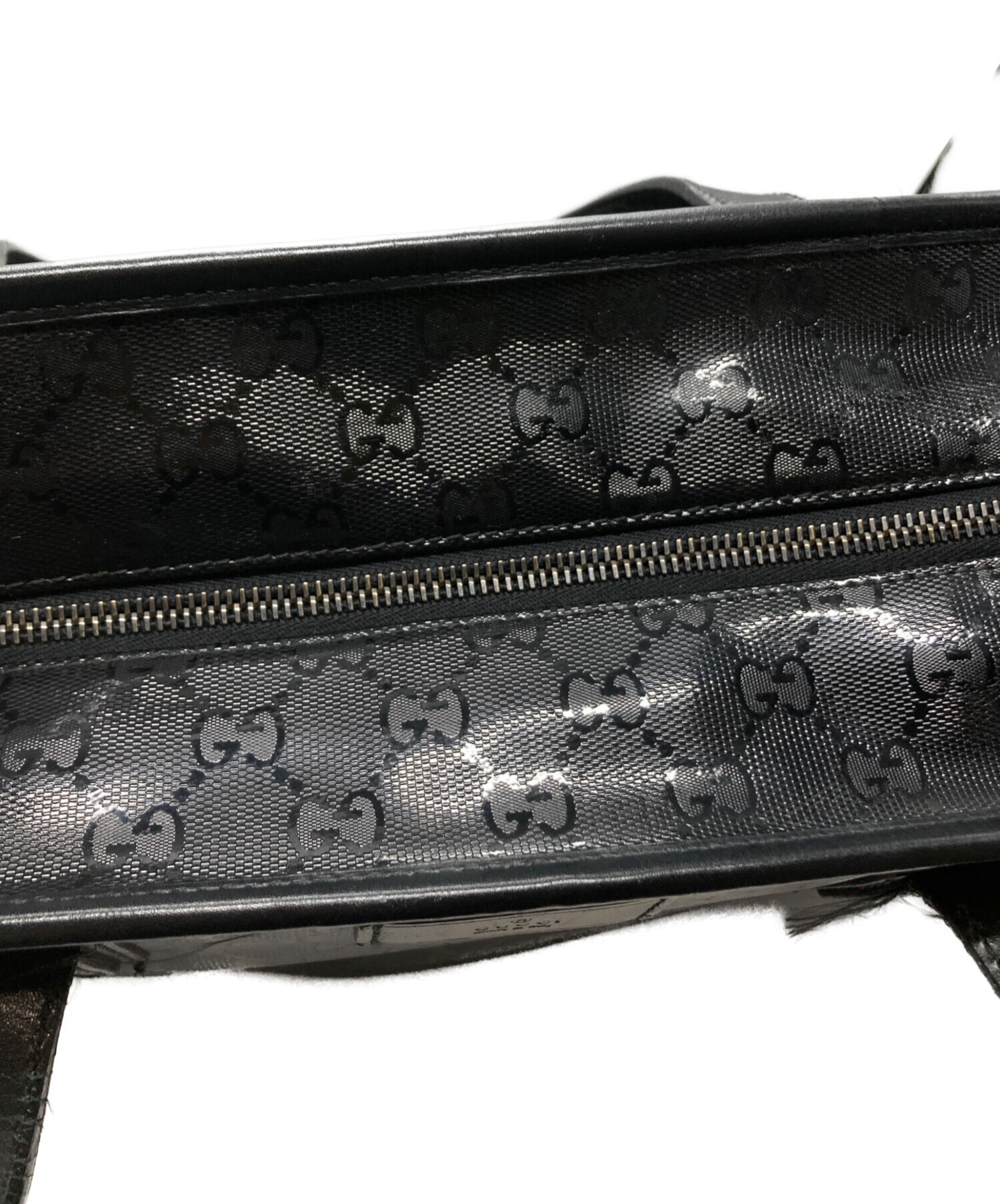 中古・古着通販】GUCCI (グッチ) GGスプリームPVCトートバッグ
