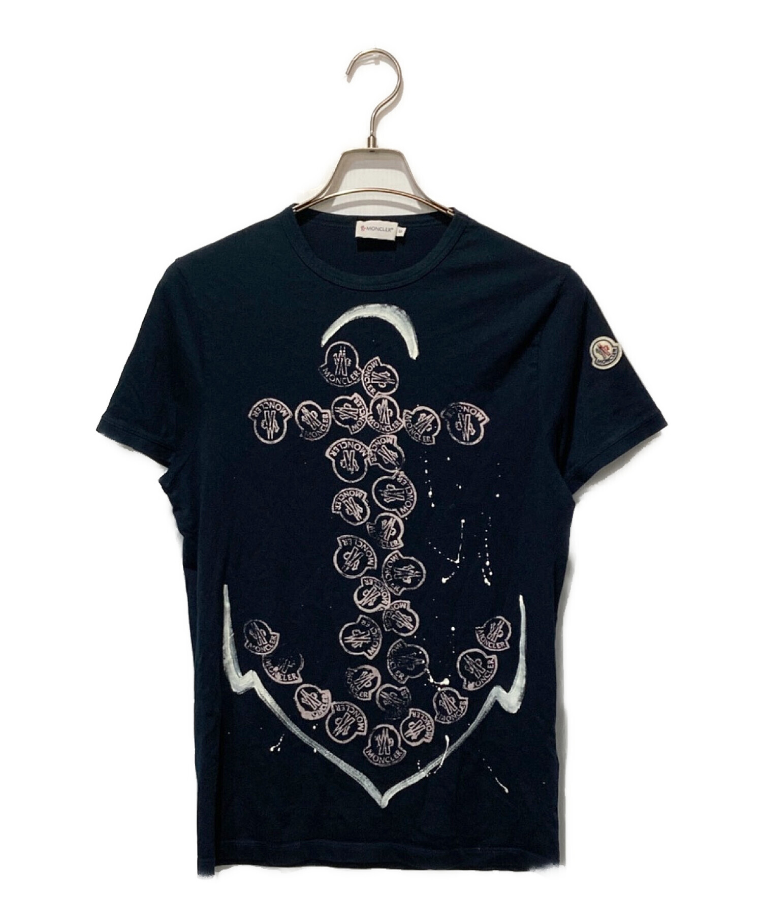 中古・古着通販】MONCLER (モンクレール) ペイントプリント MAGLIA T