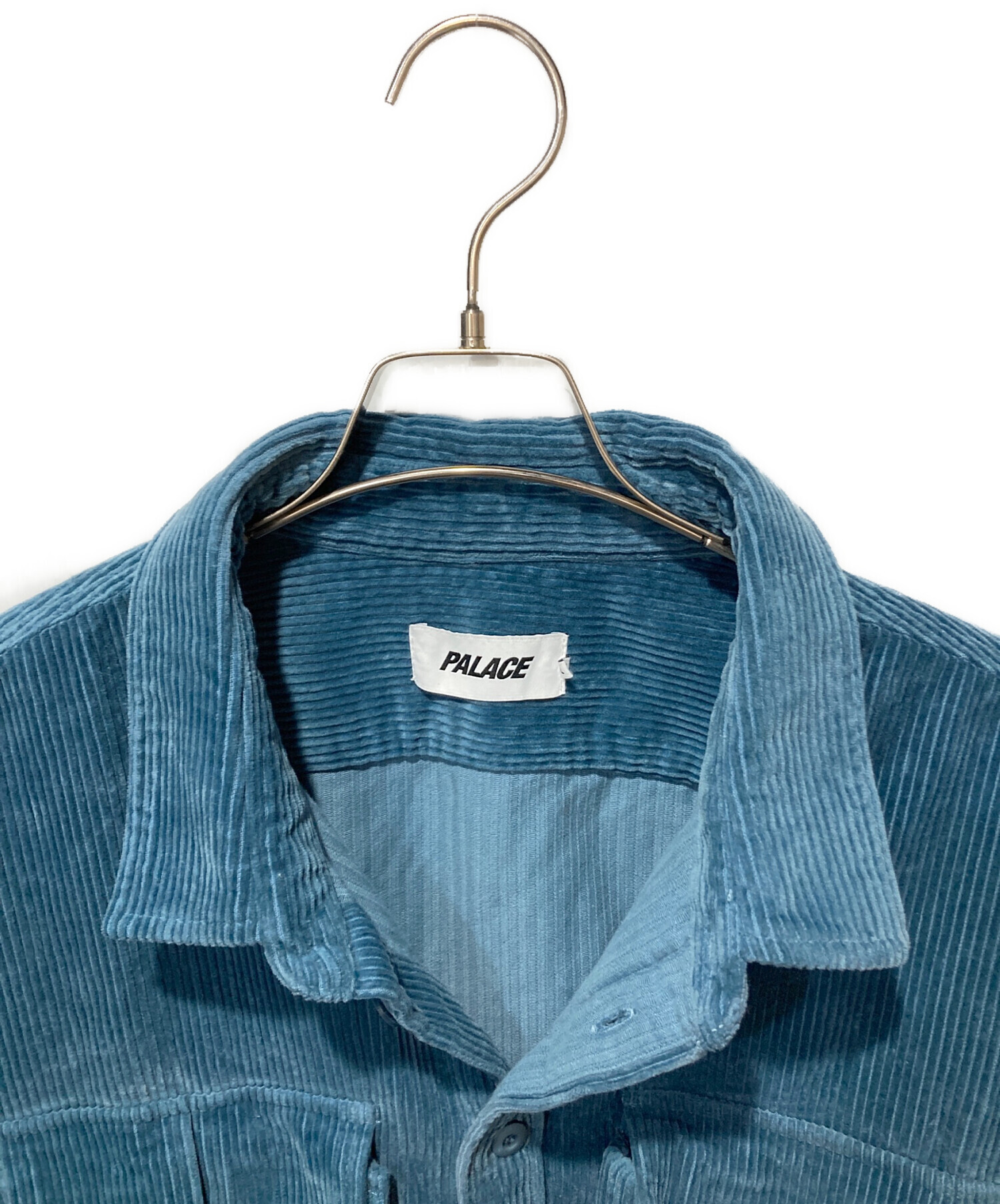 限界値下 PALACE SKATEBOARDS CARGO CORD SHIRT 中古・古着通販】PALACE (パレス) Cargo Cord Shirt ブルー サイズ:XL
