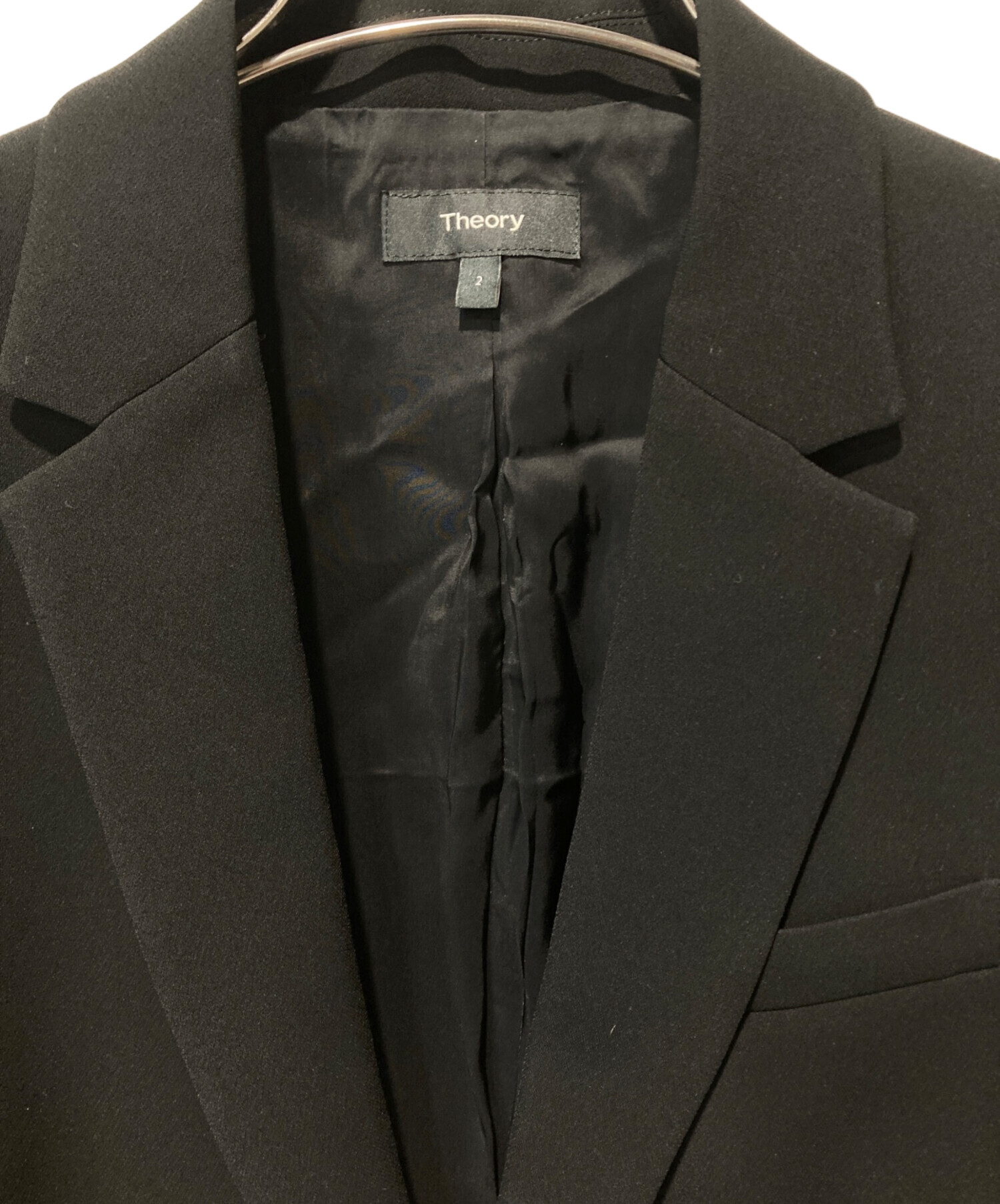 中古・古着通販】theory (セオリー) テーラードジャケット ブラック