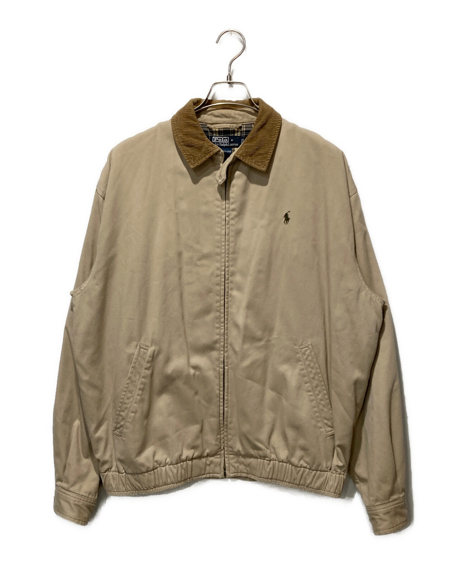い*ス様 ラルフローレン スイングトップ チンスト 襟コーデュロイ 中古・古着通販】POLO RALPH LAUREN (ポロ・ラルフローレン) チンスト