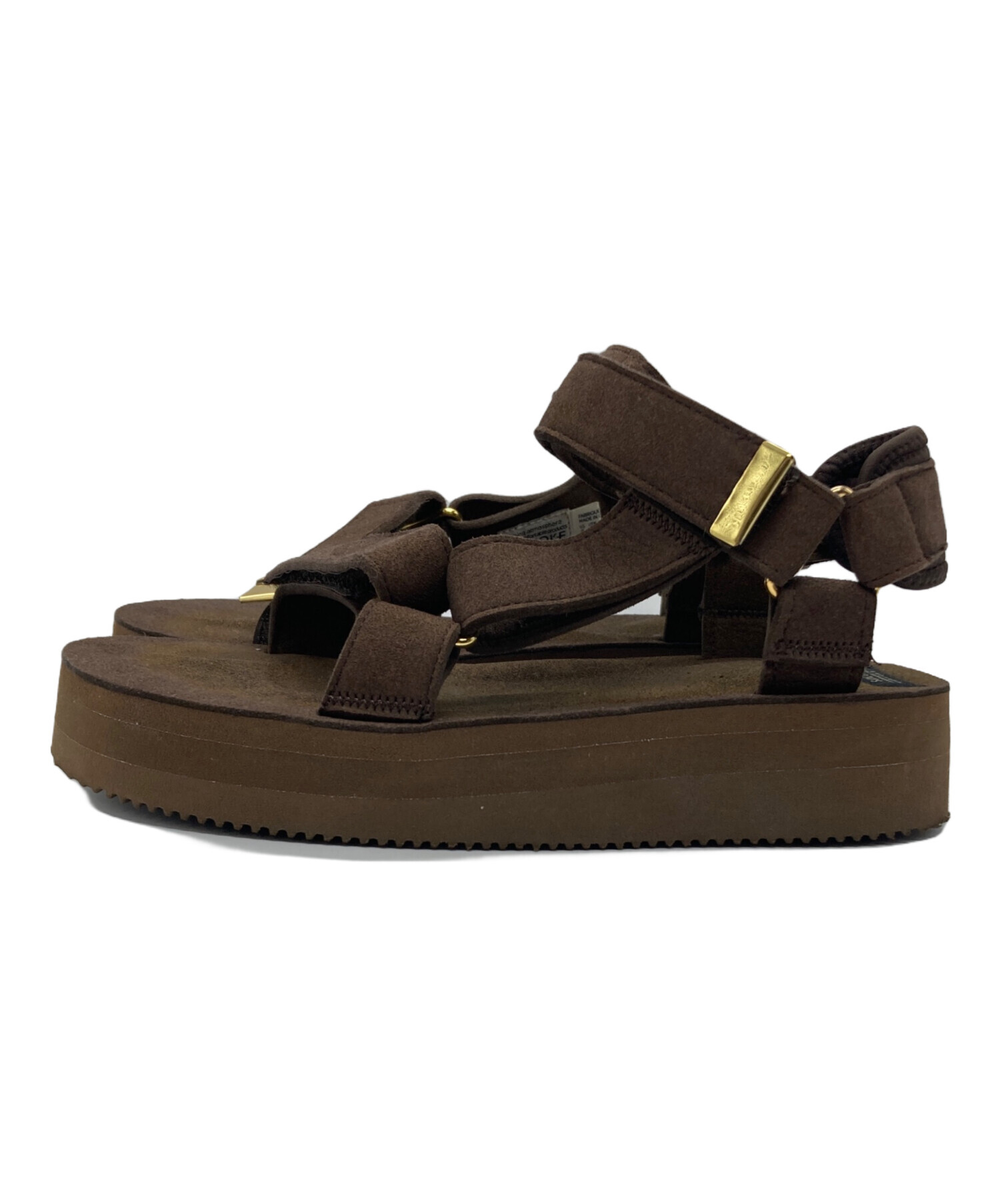 Suicoke スポーツサンダル ブラウン 中古・古着通販】suicoke (スイコック) スポーツサンダル ブラウン