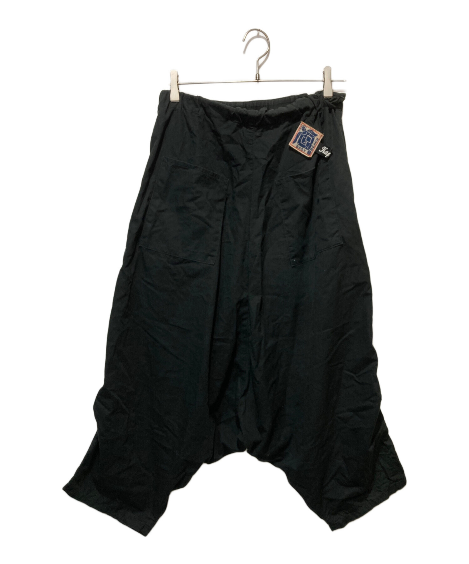 KAPITALキャピタル日本製 廃盤コットンサルエルパンツsize2/Mブラック 中古・古着通販】KAPITAL (キャピタル) コーマバーバリー イージー