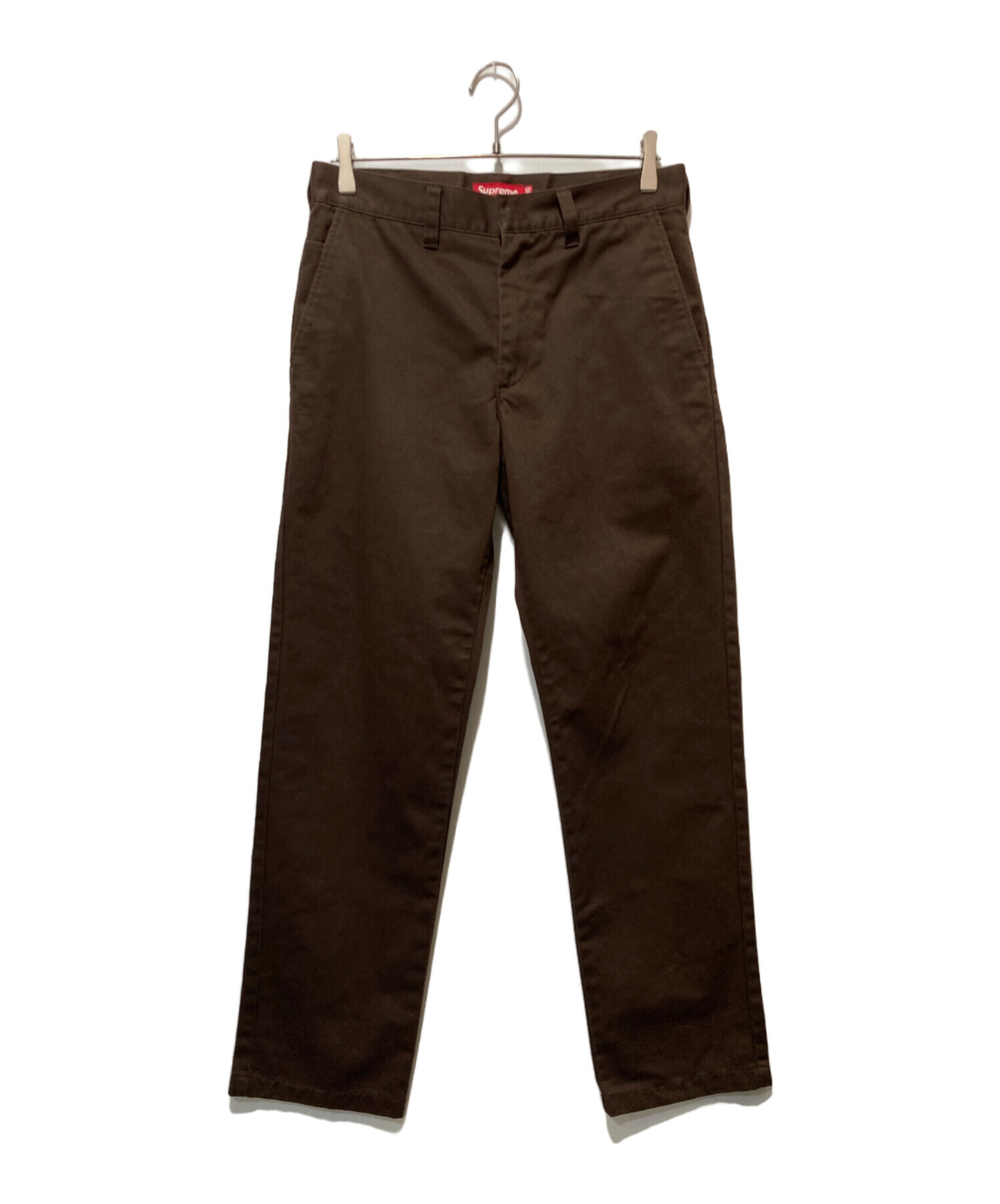 SUPREME シュプリーム ワークパンツ チノパン 中古・古着通販】Supreme (シュプリーム) チノワークパンツ ブラウン
