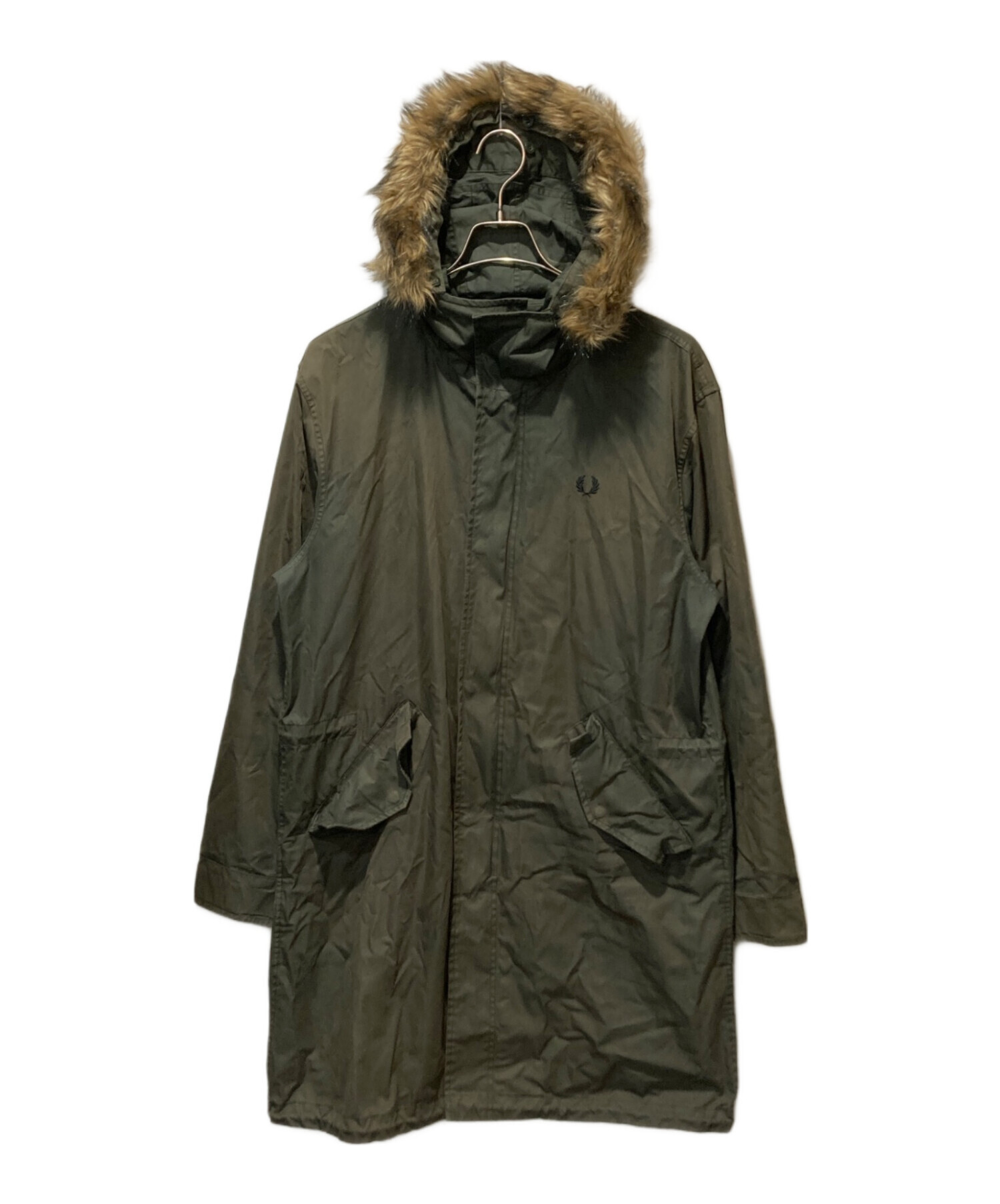中古・古着通販】FRED PERRY (フレッドペリー) モッズコート カーキ