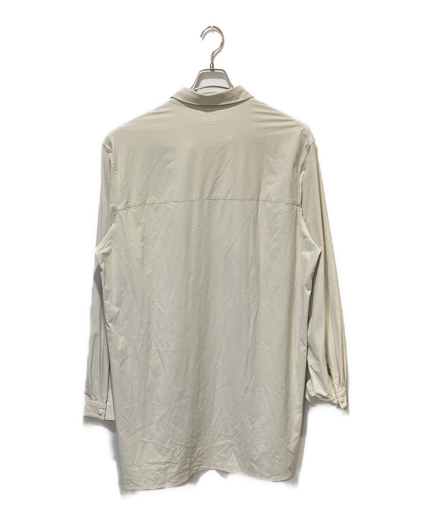Y-3 ワイスリー CLASSIC LIGHT RIPSTOP OVERSHIRT クラシック ライト リップストップ オーバーシャツ ブラック HG8596 中古・古着通販】Y-3 (ワイスリー) Classic Light Ripstop Overshirt