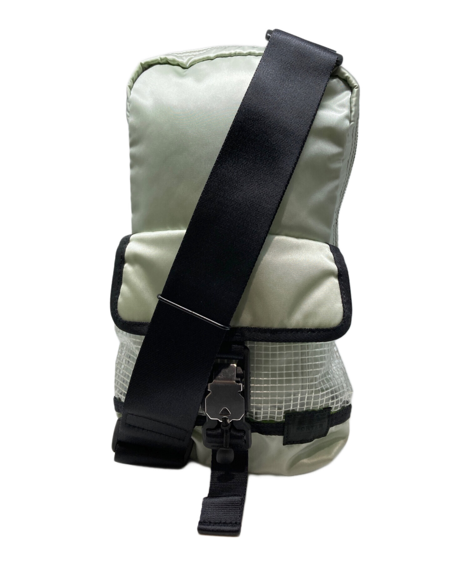 ショルダーバッグ BAL/PORTER FLGHT NYLON PVC POCKET SACOCH 中古・古着通販】BAL (バル) PORTER (ポーター) Flight Nylon PVC One
