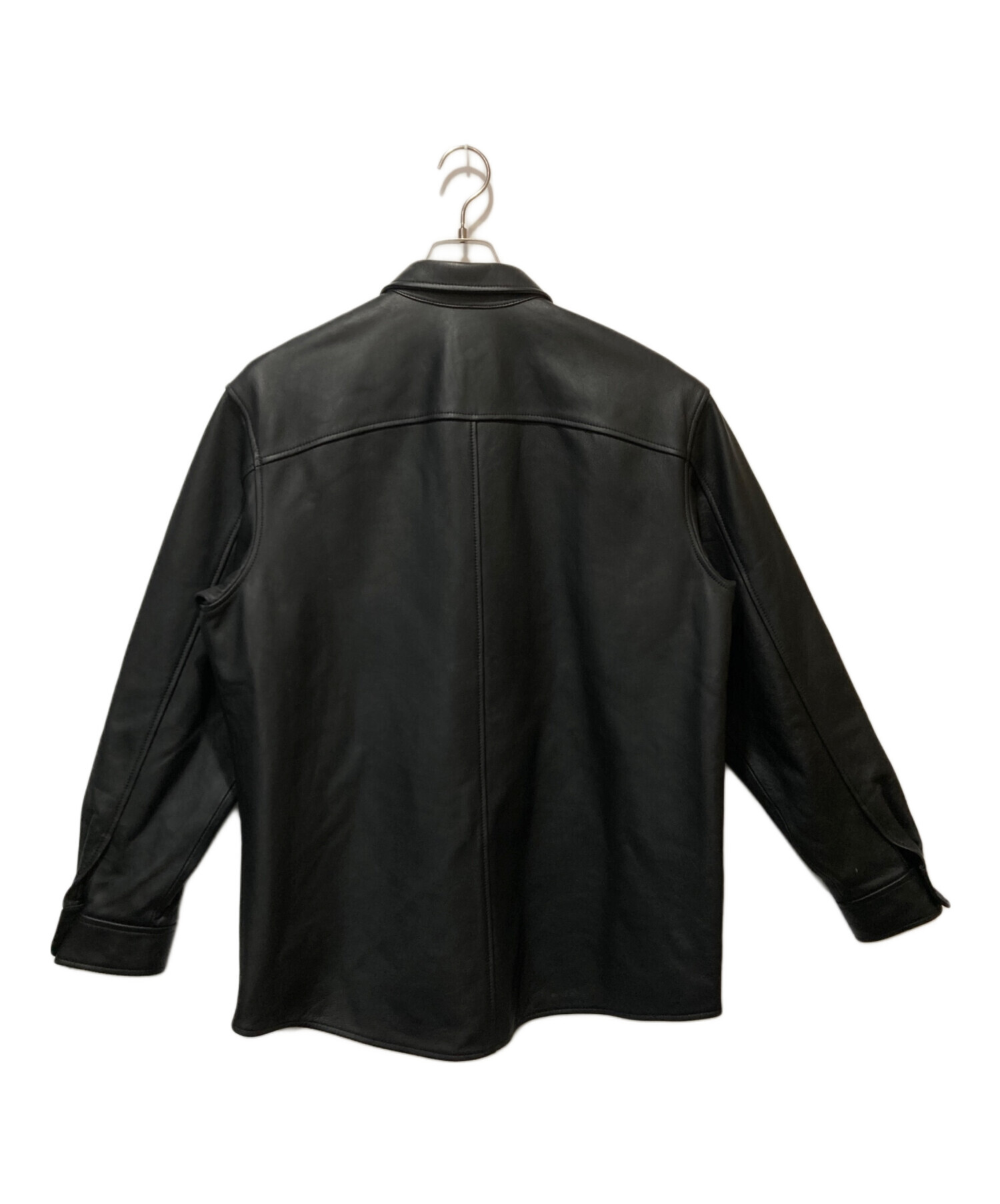 中古・古着通販】Supreme (シュプリーム) Leather Shirtレザーシャツ