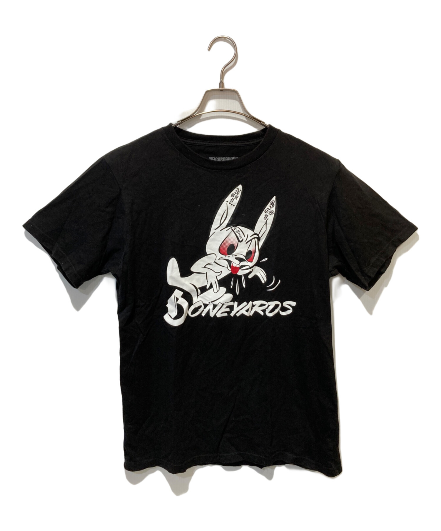 メンズ☆激レア 00s ステューシー ネイバーフッド コラボ Tシャツ L 黒 中古・古着通販】stussy (ステューシー) NEIGHBORHOOD (ネイバーフッド