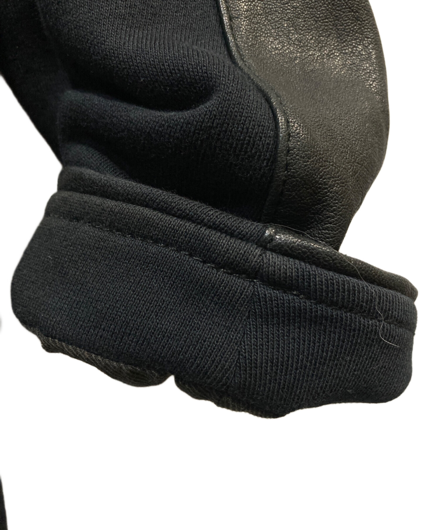 中古・古着通販】DIESEL (ディーゼル) ラムレザー切替ジャケット