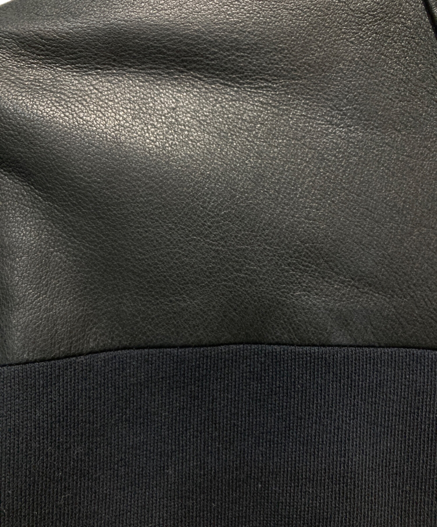 中古・古着通販】DIESEL (ディーゼル) ラムレザー切替ジャケット