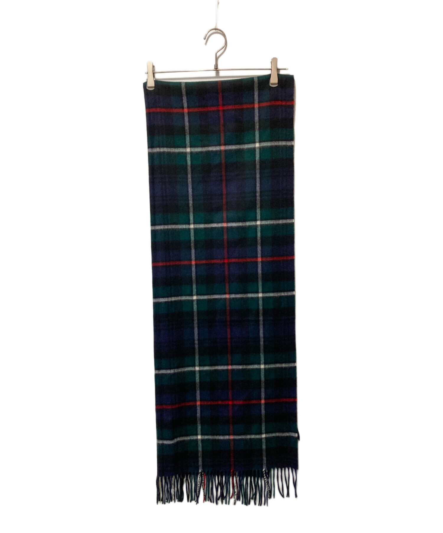 Johnstons of Elgin ジョンストンズオブエルガン マフラー  緑 【古着】【中古】【送料無料】 中古・古着通販】JOHNSTONS OF ELGIN (ジョンストンズ オブ エルガン