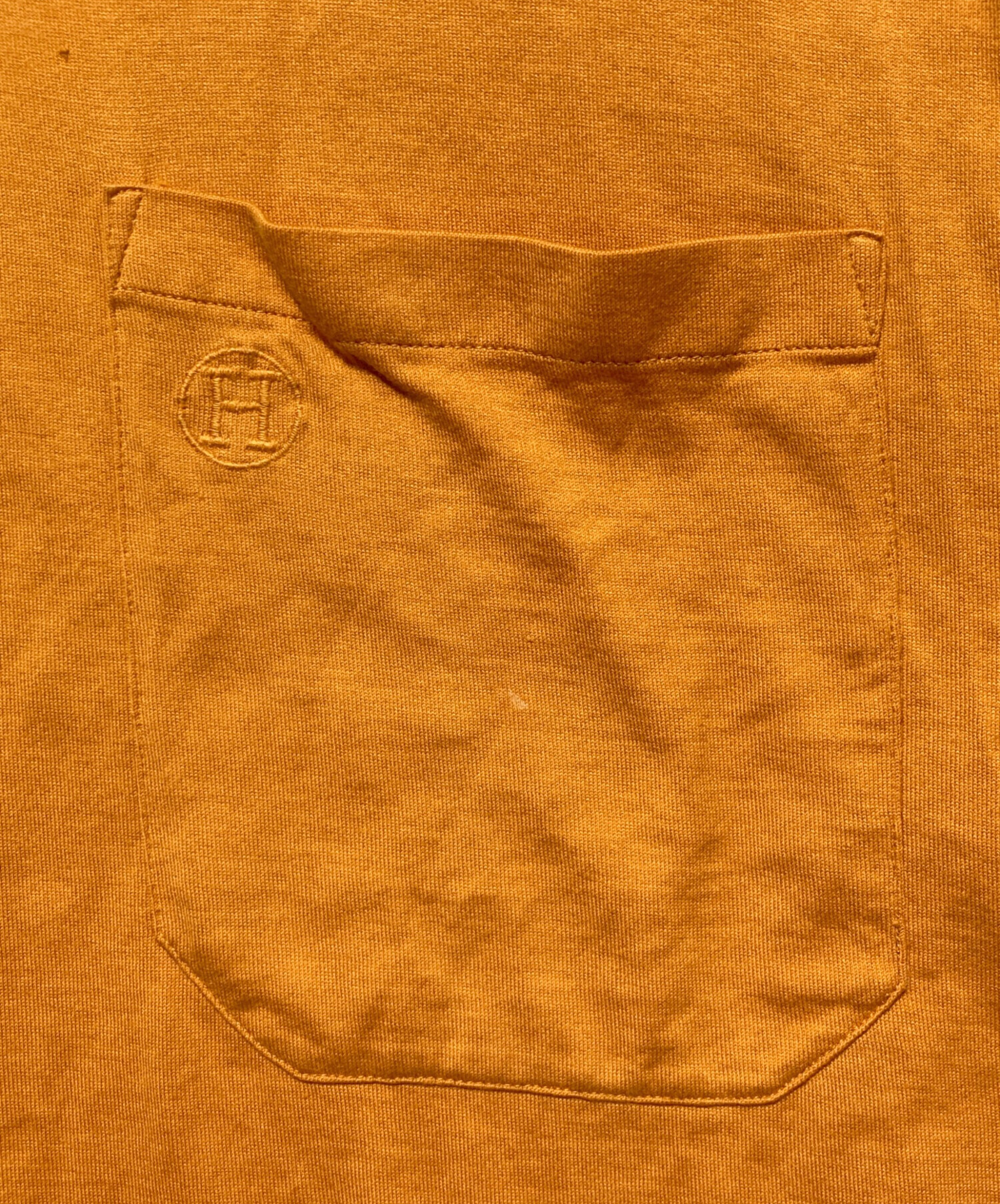 中古・古着通販】HERMES (エルメス) Hロゴ刺繍ポケットTシャツ