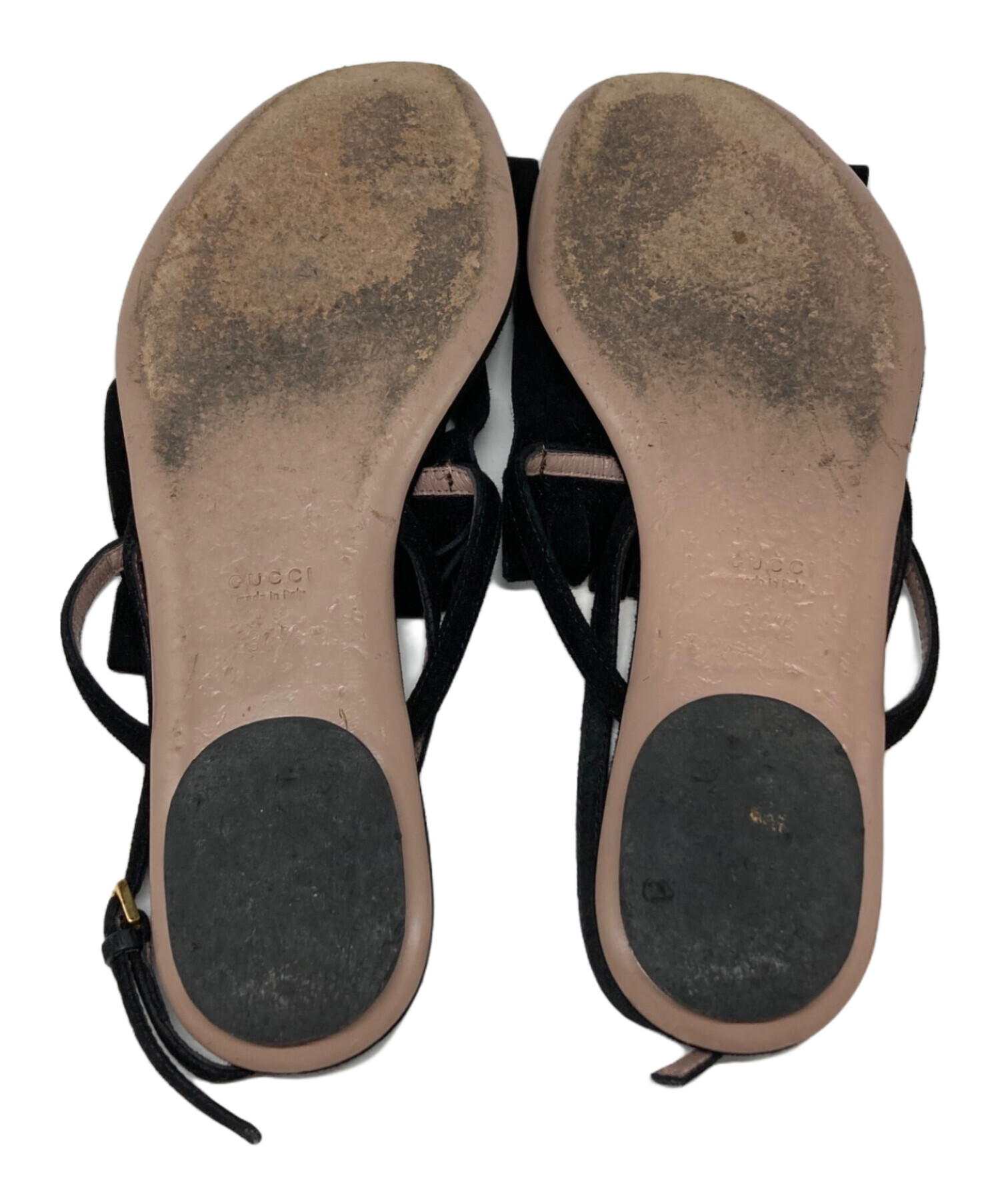 中古・古着通販】GUCCI (グッチ) フリンジホースビットサンダル