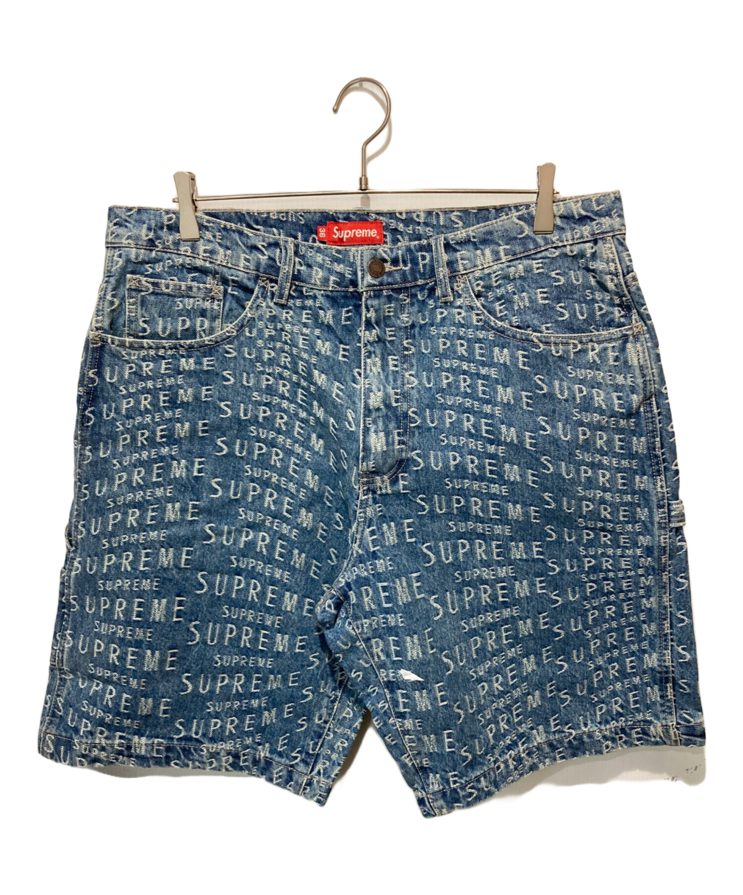 中古・古着通販】Supreme (シュプリーム) Warp Jacquard Logos Denim
