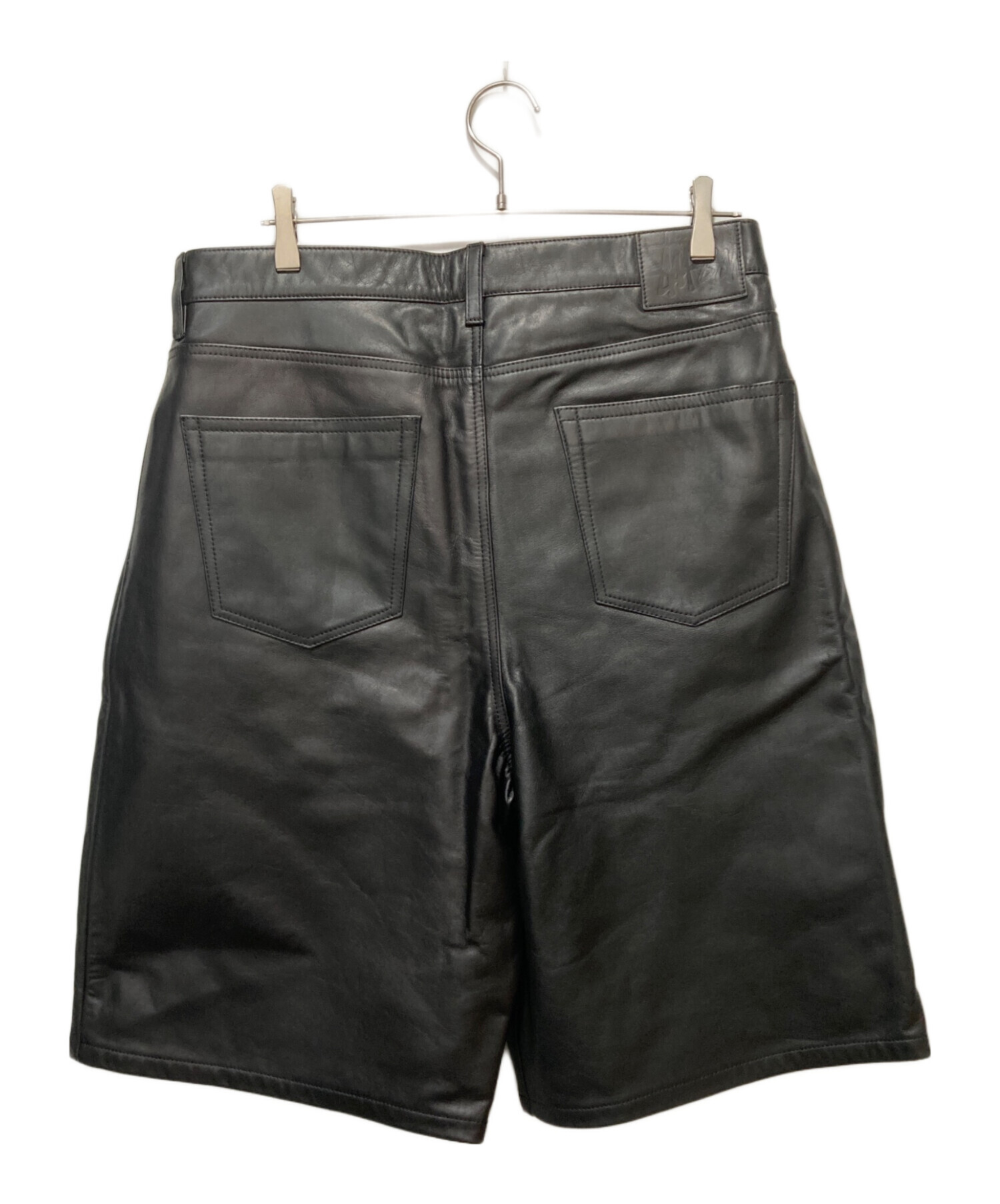 シンプルグラフィックス中古 中古・古着通販】stussy (ステューシー) BIG OL' SHORT LEATHER
