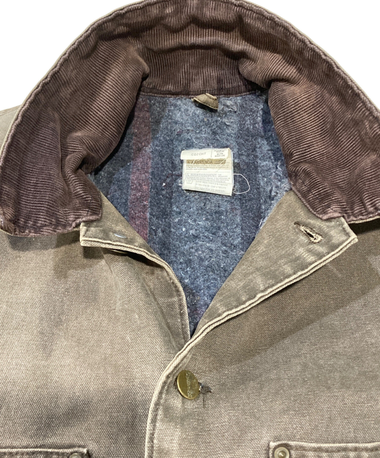 中古・古着通販】CarHartt (カーハート) ブランケット付きチョアコート