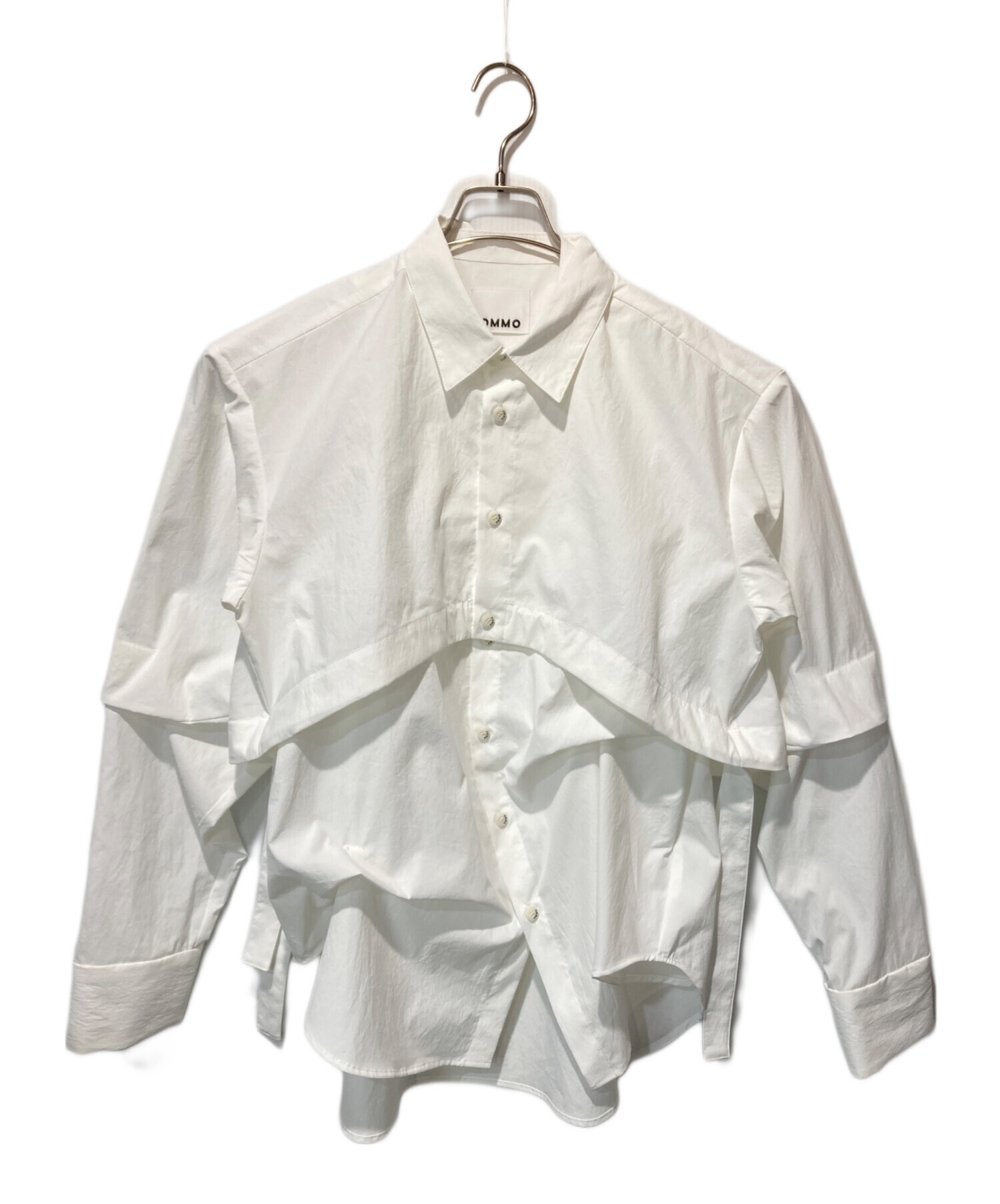 中古・古着通販】OMMO (オーエムエムオー) 2WAY TUCK LAYERED SHIRT 