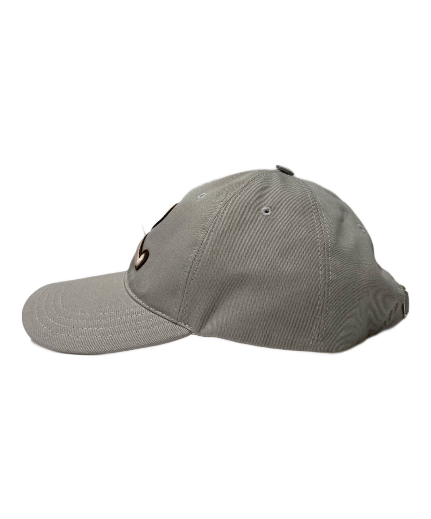 中古・古着通販】LOEWE (ロエベ) Lパッチ キャップ グレー サイズ:M