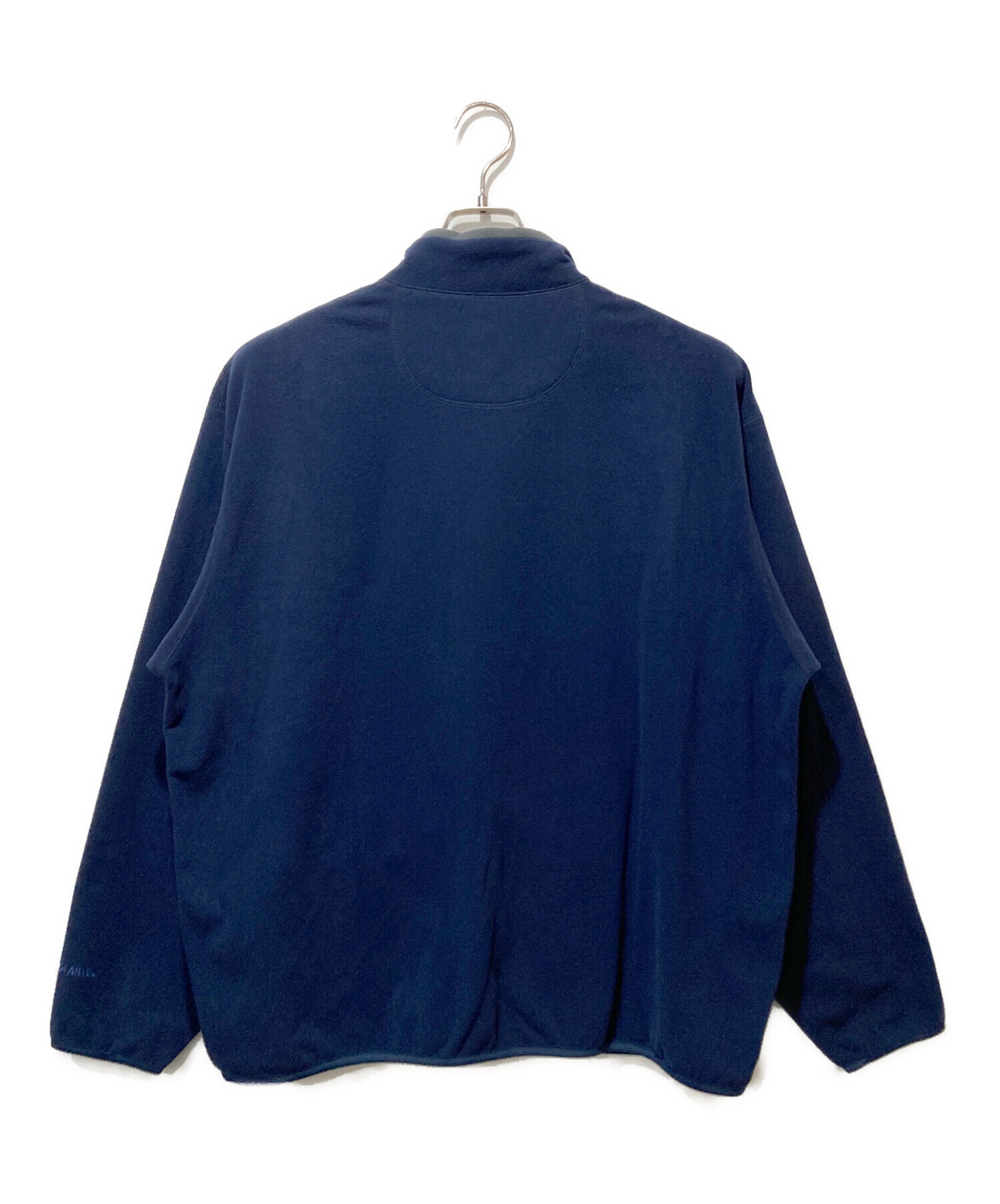 DANTON ネイビー ノーカラージャケット(USED)(美品) 中古・古着通販】DANTON (ダントン) FLEECE COLLARLESS JACKET
