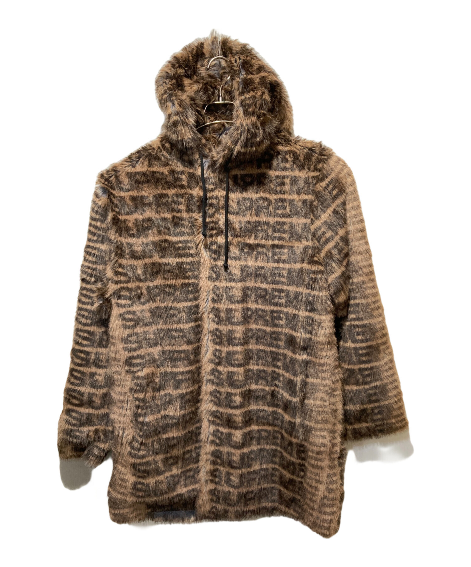 Supreme Fur Collar Tweed Coat コート 古着 中古・古着通販】Supreme (シュプリーム) Faux Fur Hooded Coat