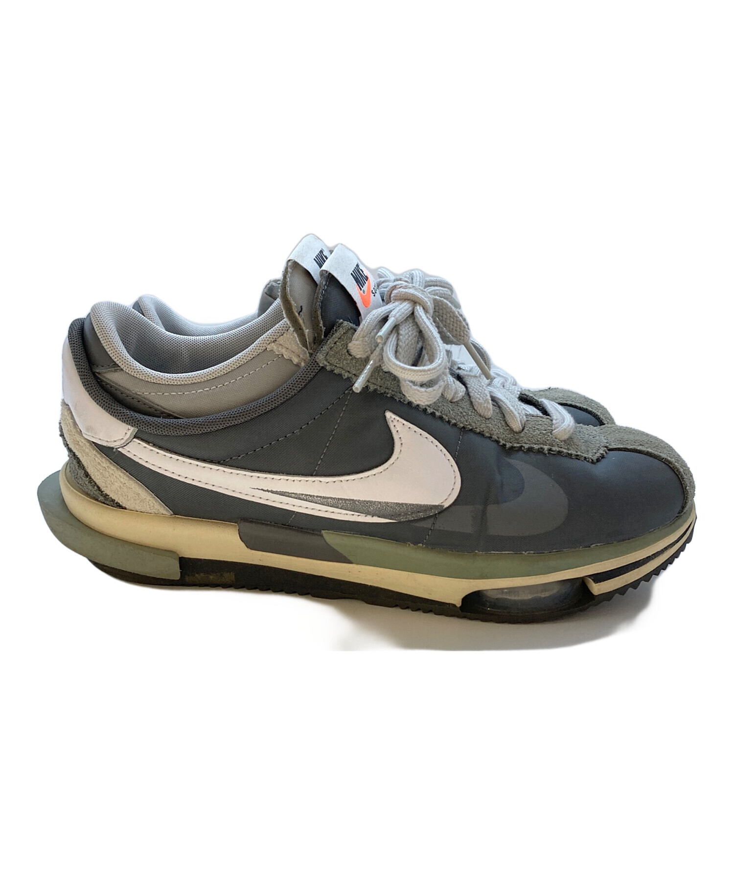 中古・古着通販】NIKE (ナイキ) sacai (サカイ) ZOOM CORTEZ SP グレー