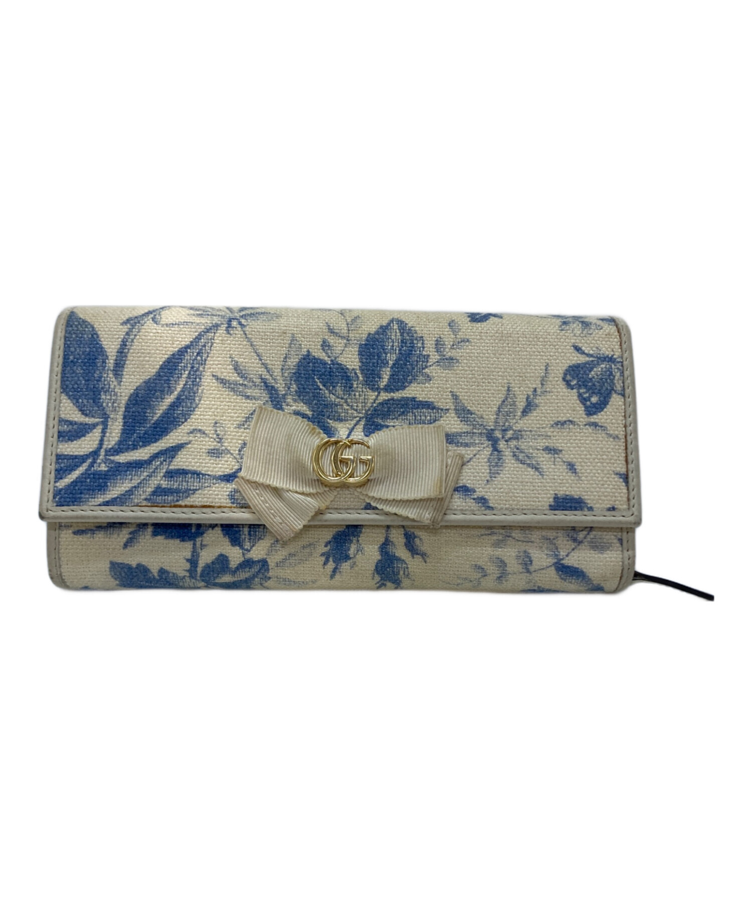 ぐっち様のみご購入できます。 中古・古着通販】GUCCI (グッチ) GGリボンコンチネンタルウォレット