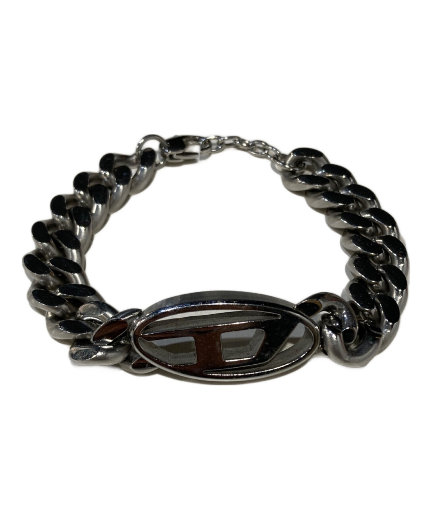 中古・古着通販】DIESEL (ディーゼル) チェーンブレスレット シルバー