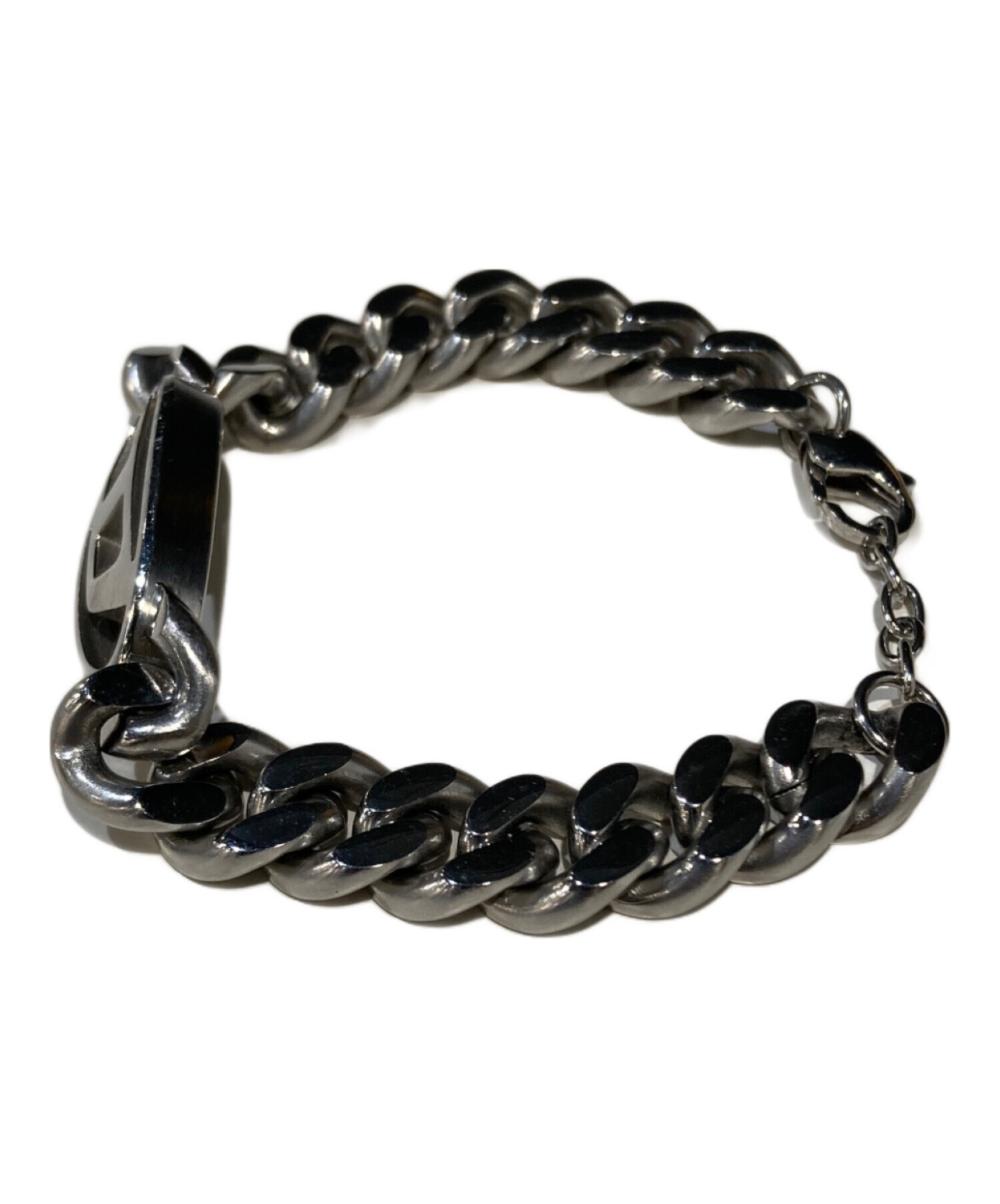 中古・古着通販】DIESEL (ディーゼル) チェーンブレスレット シルバー