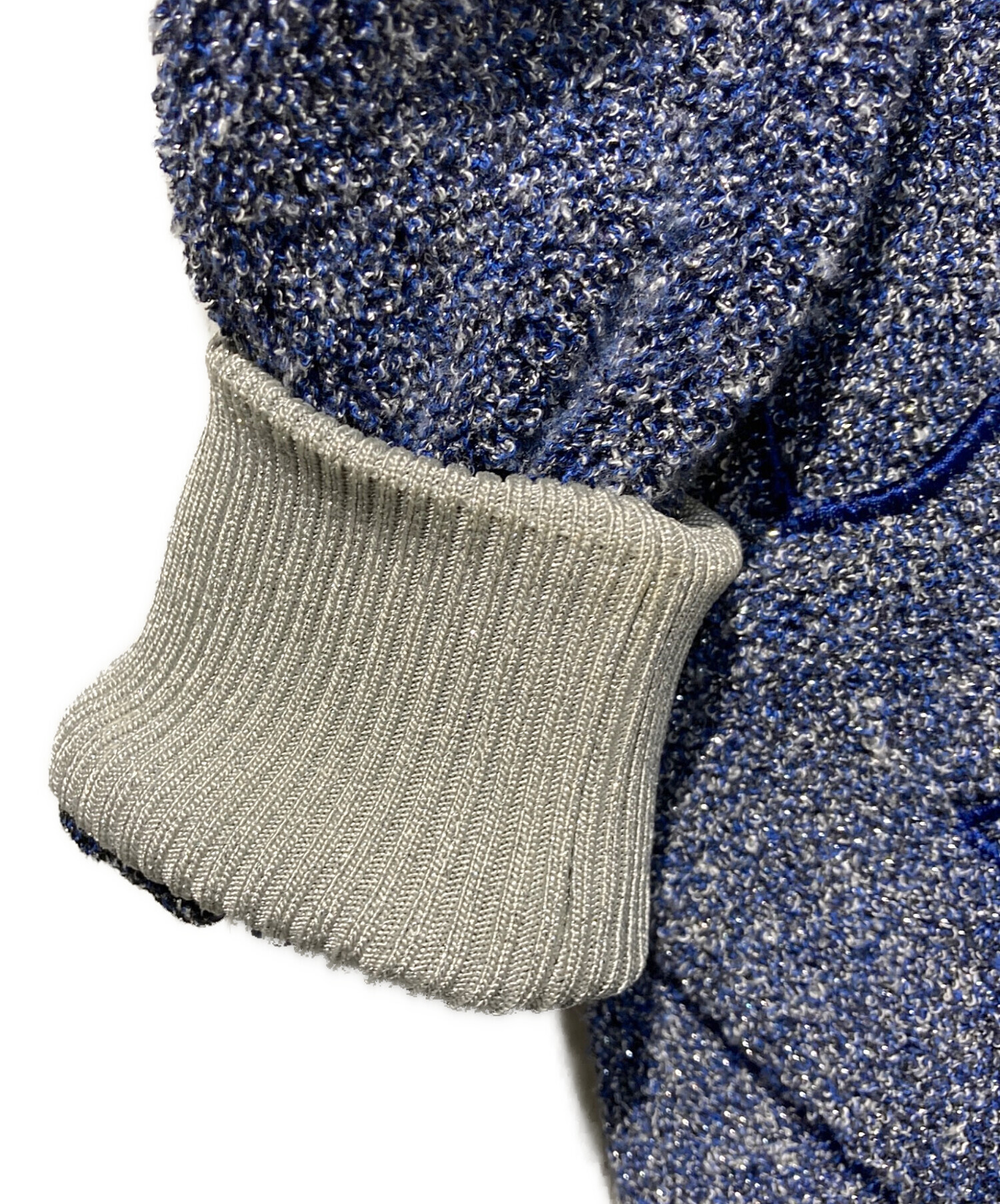 中古・古着通販】CHANEL (シャネル) ココマーク刺繍ラメジップパーカー