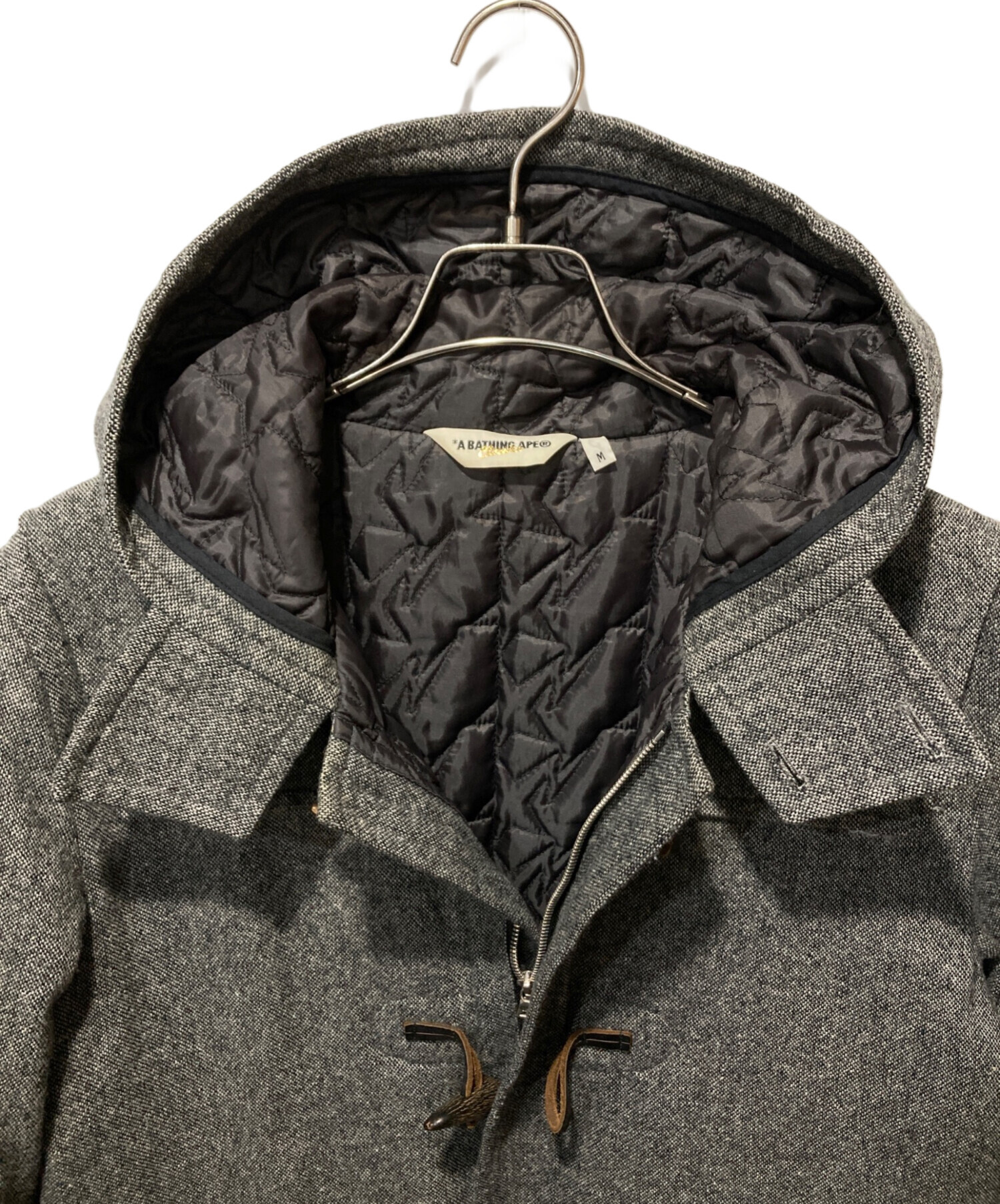 エイプ　A Bathing Ape チェスターコート S グレー 中古・古着通販】A BATHING APE (アベイシングエイプ) ダッフルコート