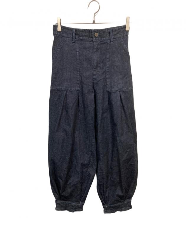 Zucca　ズッカ　日本製　変形デニム　サルエルパンツ　ダークインディゴ　S 中古・古着通販】ZUCCA (ズッカ) ハイパーストレッチライトデニム