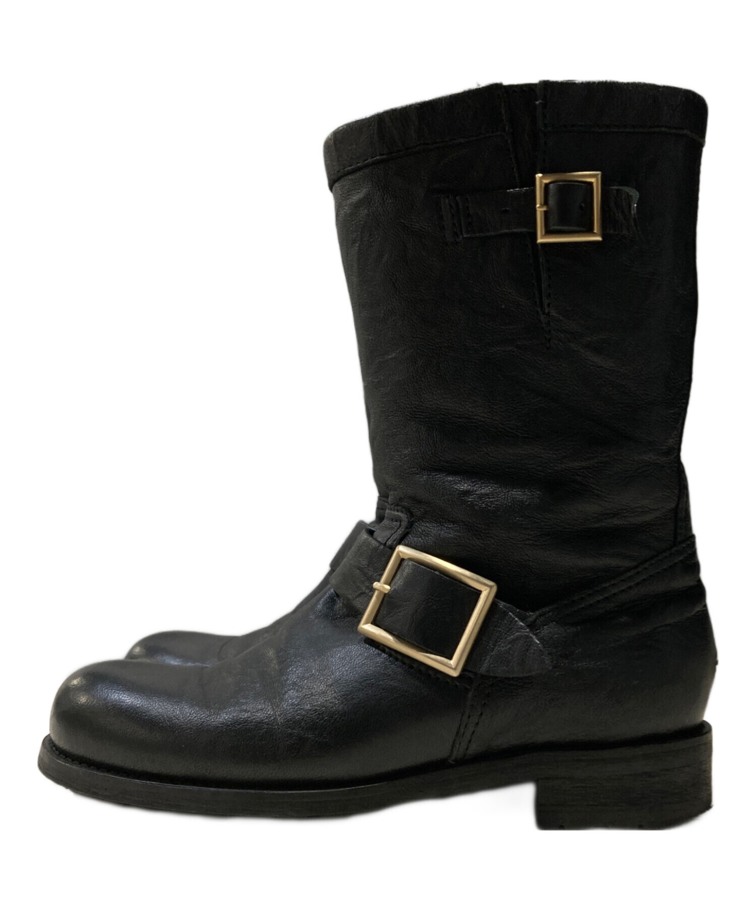 中古・古着通販】JIMMY CHOO (ジミーチュウ) エンジニアブーツ