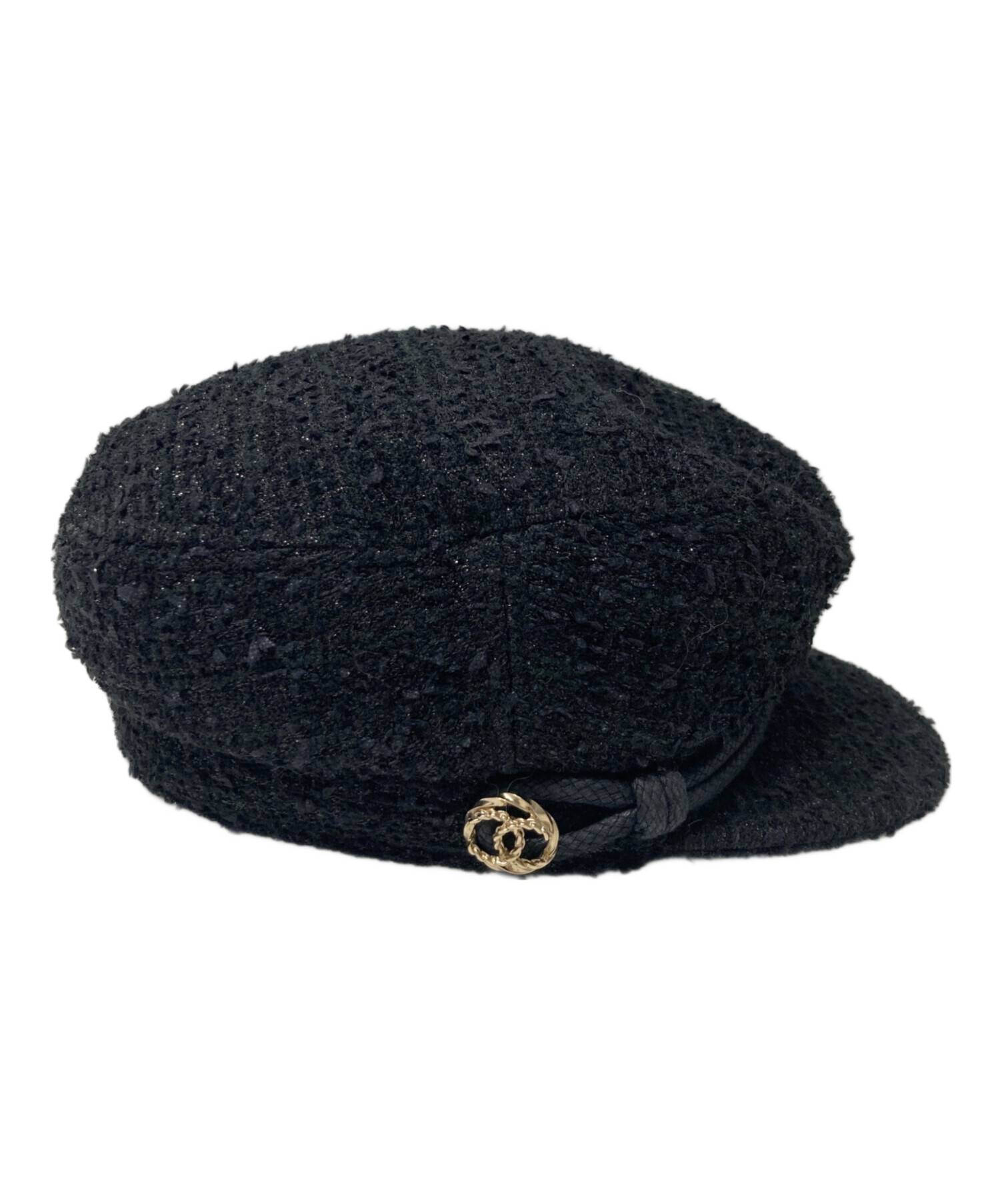 中古・古着通販】CHANEL (シャネル) ココマークツイードキャスケット