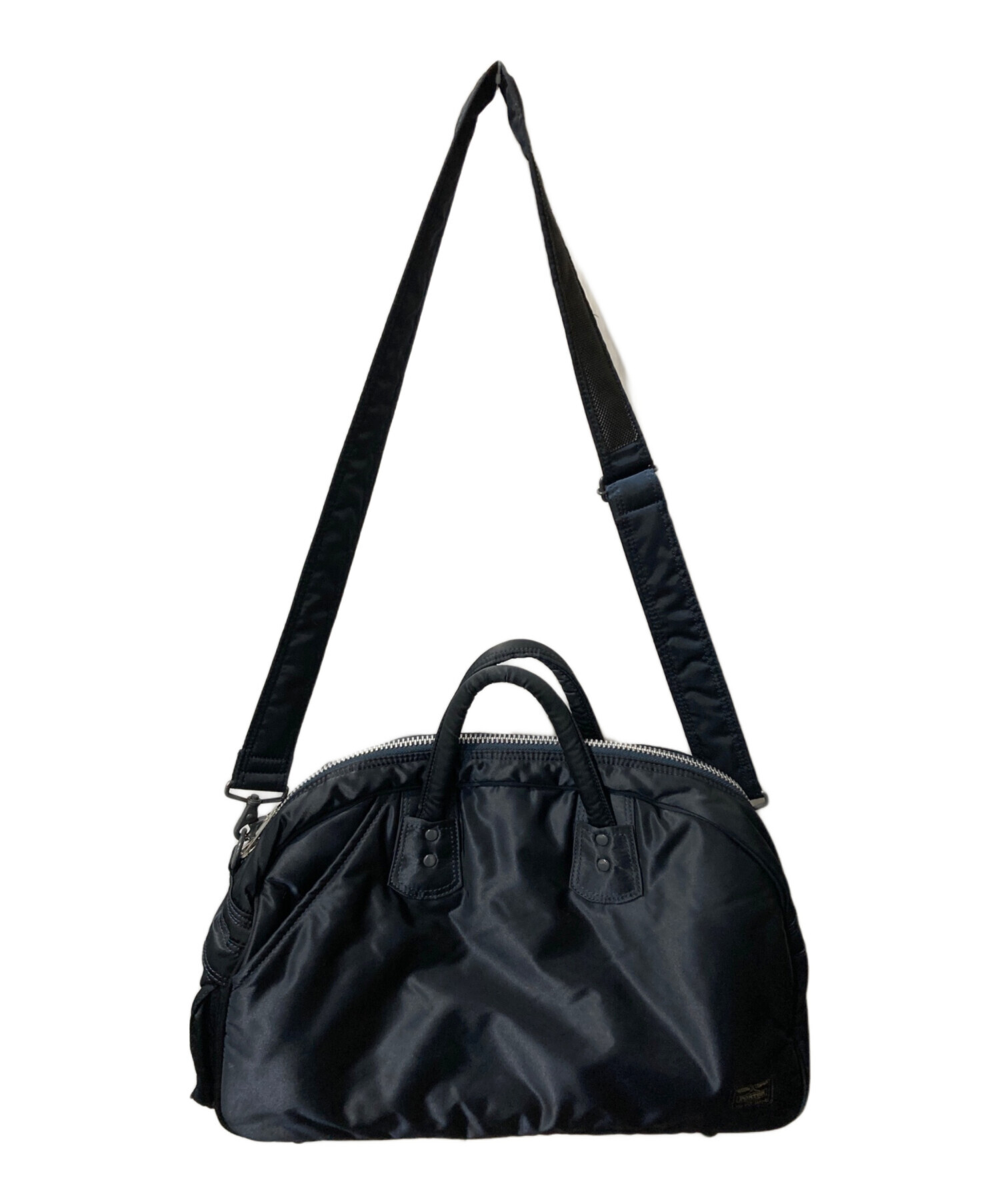 [未使用級] PORTER　エルファイン　2WAY　ドラムバッグ　ミニボストン 中古・古着通販】PORTER (ポーター) 2WAYミニボストンバッグ ネイビー