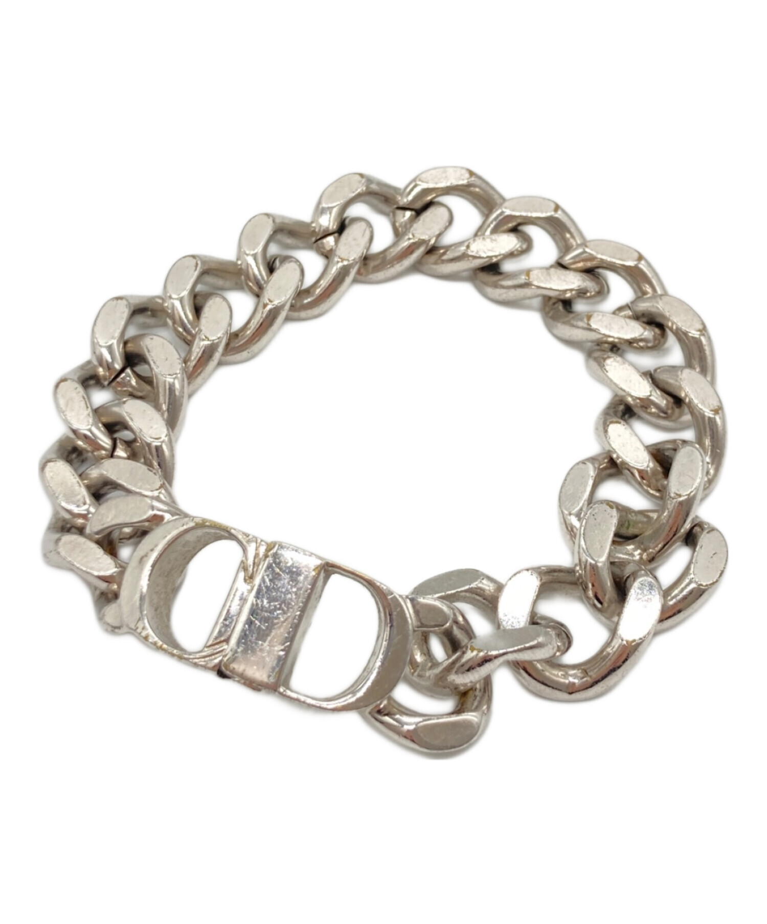 中古・古着通販】DIOR (ディオール) CDIconチェーンリンクブレスレット