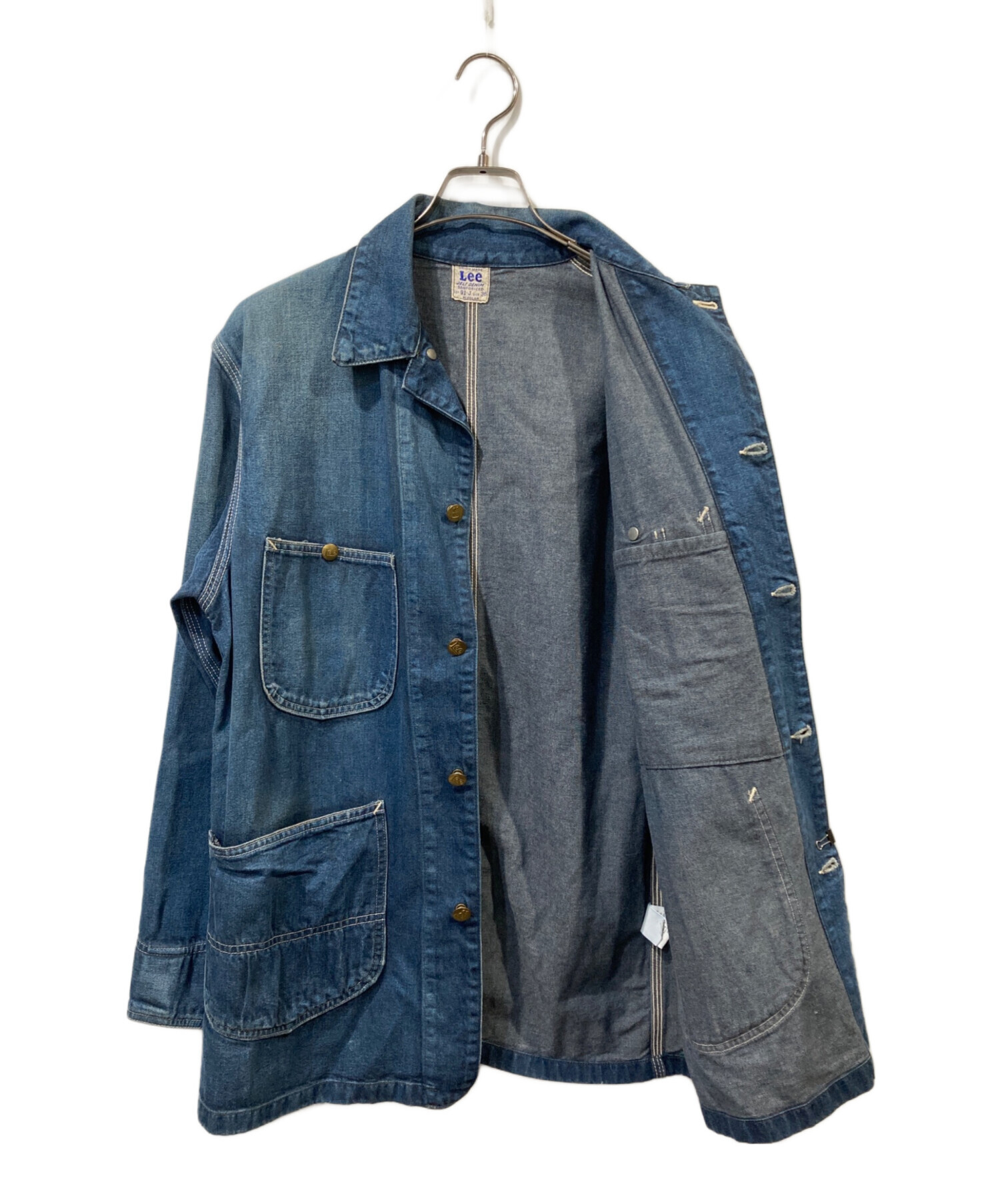 中古・古着通販】LEE (リー) 91-J復刻カバーオール インディゴ サイズ