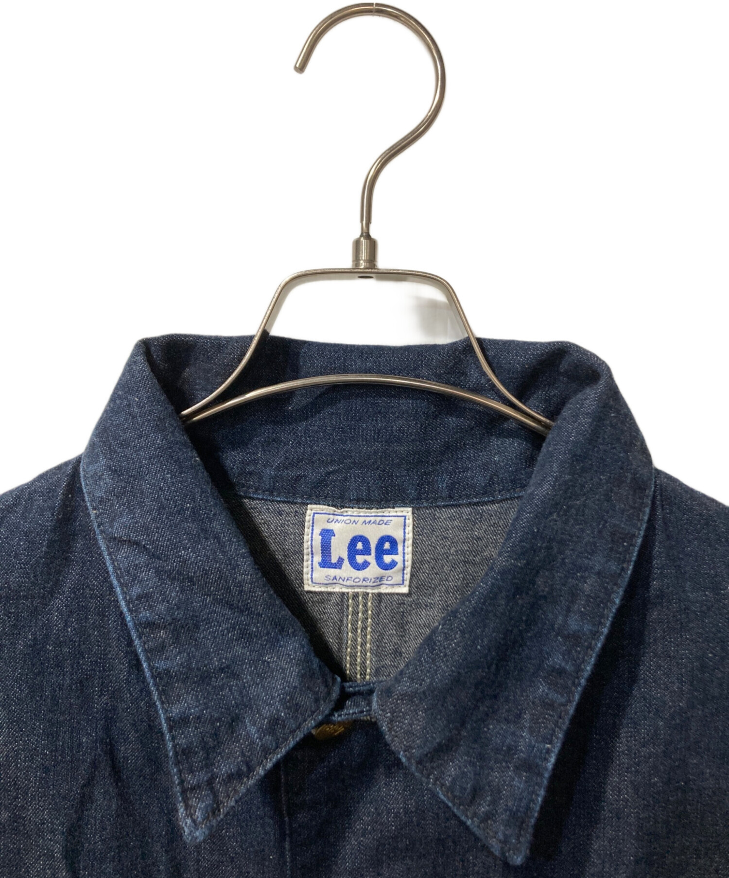 中古・古着通販】LEE (リー) デニムカバーオール インディゴ サイズ:XL
