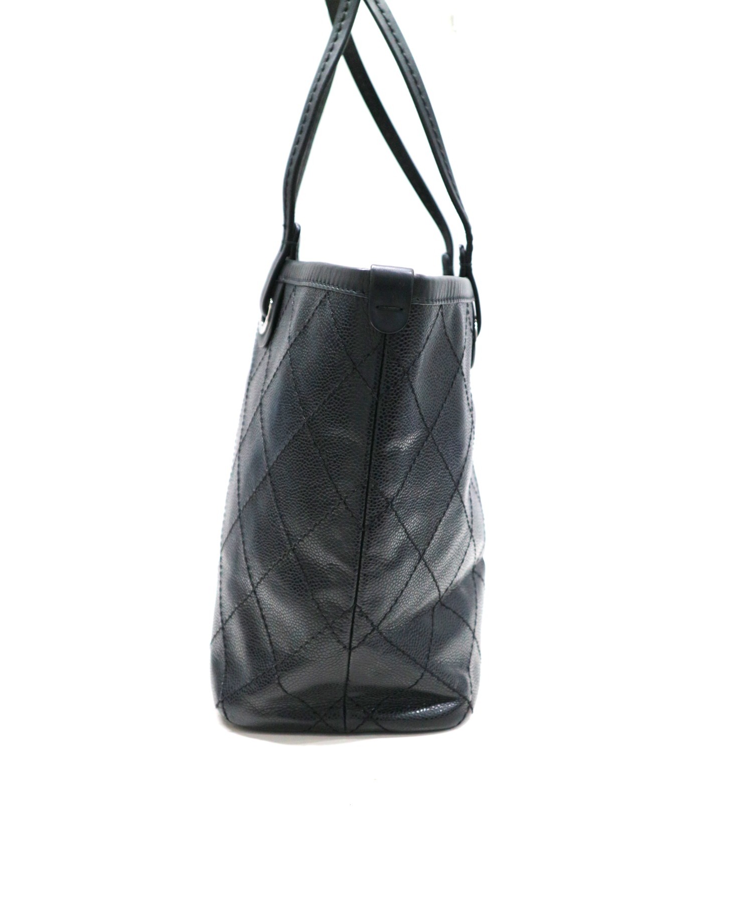 中古・古着通販】CHANEL (シャネル) ワイルドステッチキャビアスキン 