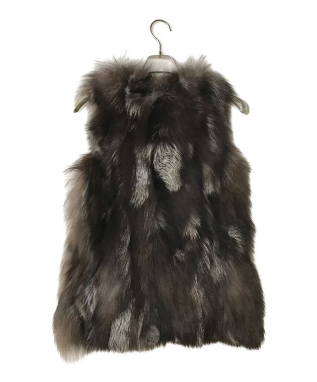 未使用タグ無　グレースコンチネンタル　ヘムファーダウンベスト　36 中古・古着通販】GRACE CONTINENTAL (（グレースコンチネンタル