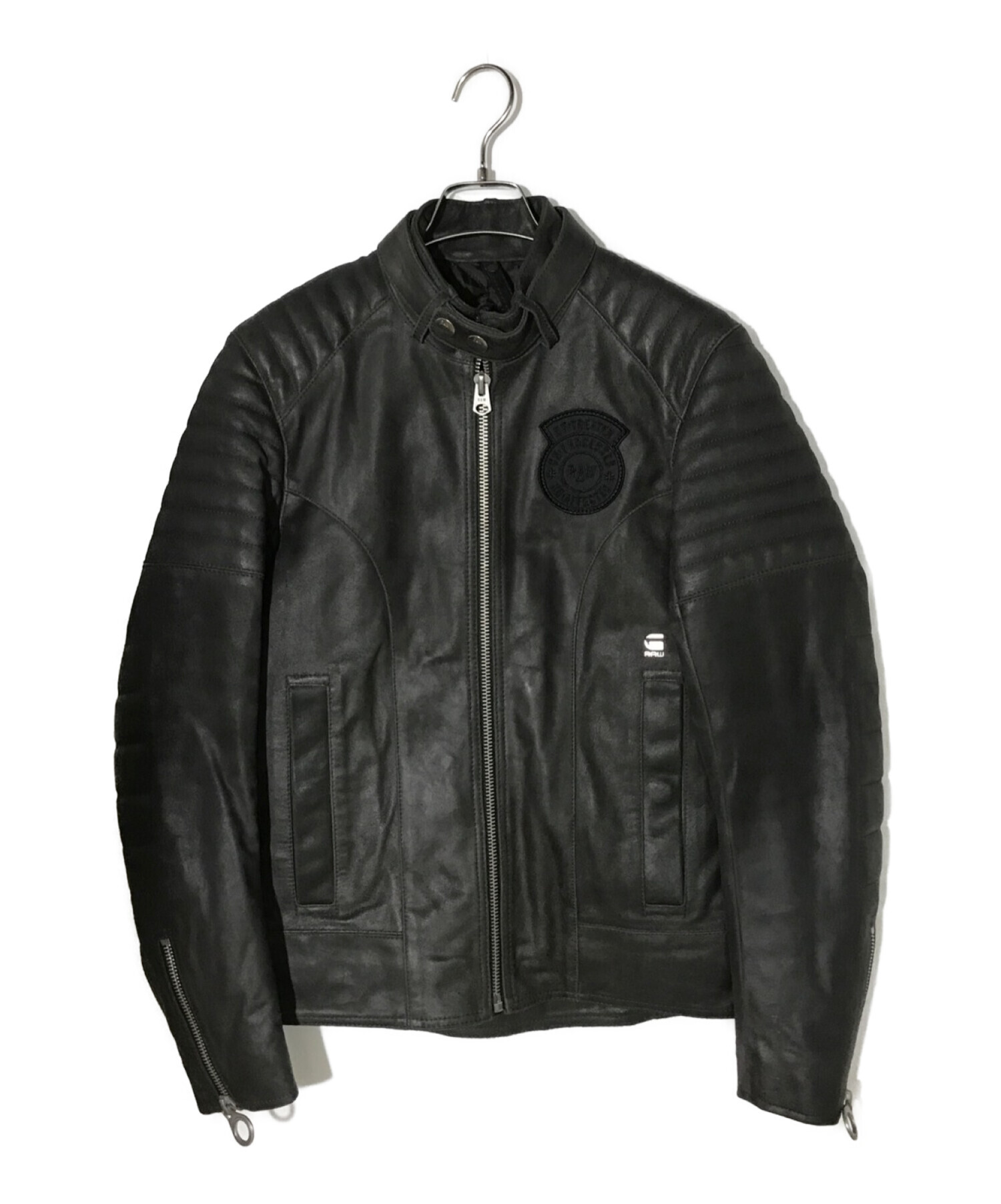 中古・古着通販】G-STAR RAW (ジースターロゥ) レザージャケット 中古・古着通販】G-STAR RAW (ジースターロゥ) レザージャケット