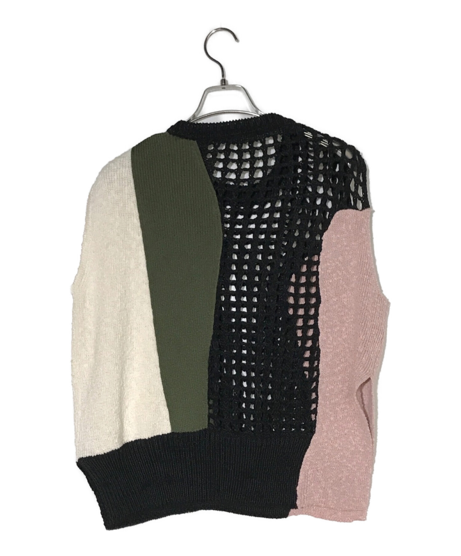 中古・古着通販】AKIRA NAKA (アキラナカ) Jana wave panel knit PO 