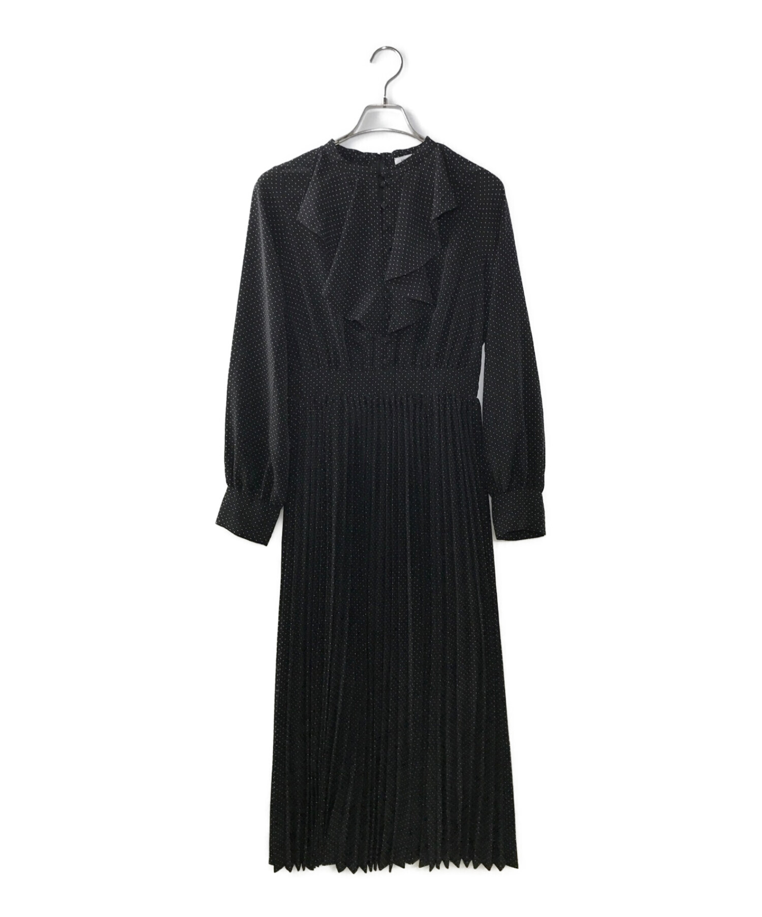 中古・古着通販】FRAY ID (フレイ アイディー) ネックフリルプリーツ  